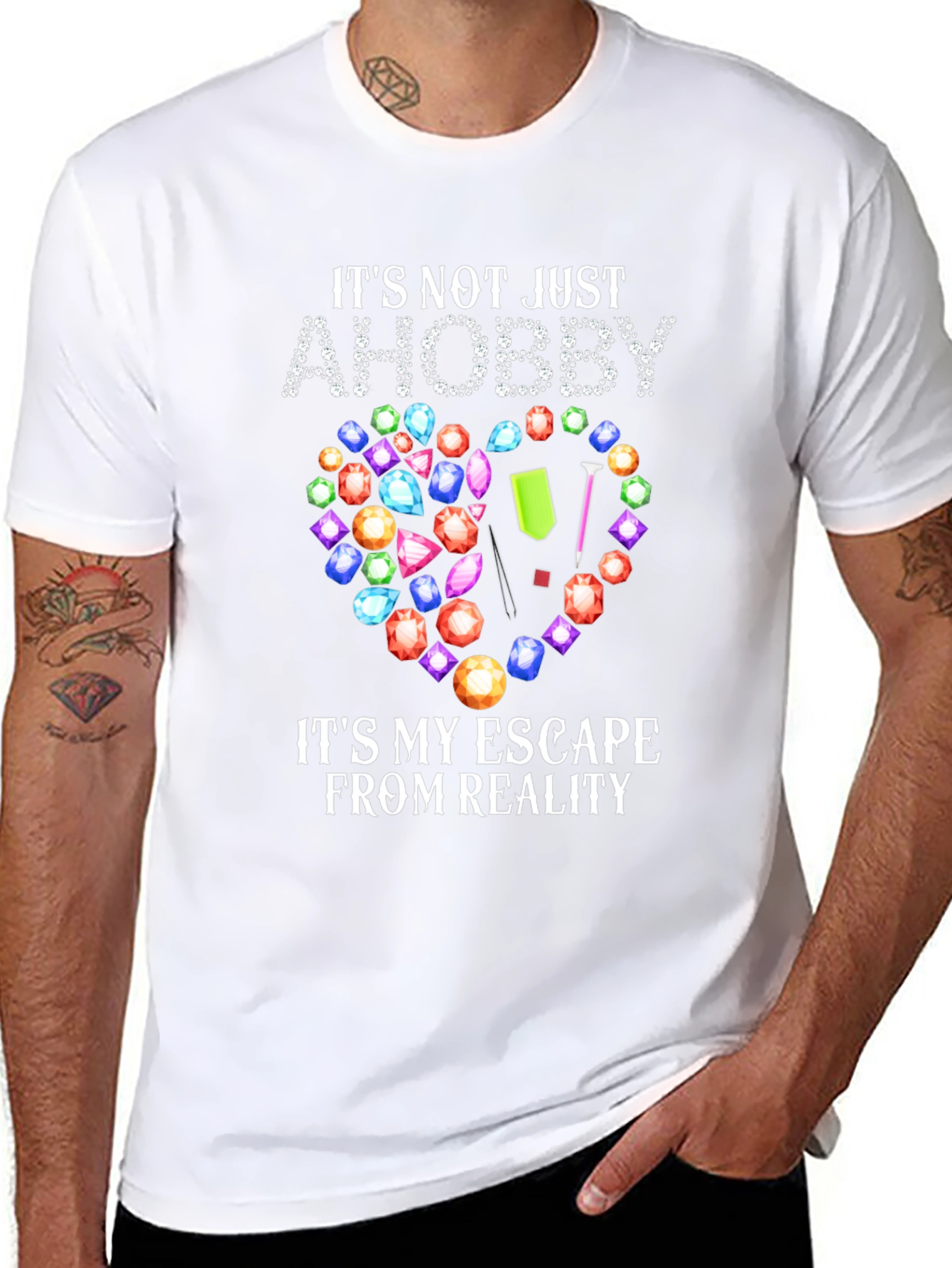 Diamond Art Hobby T-Shirt - Escape Reality in Style!