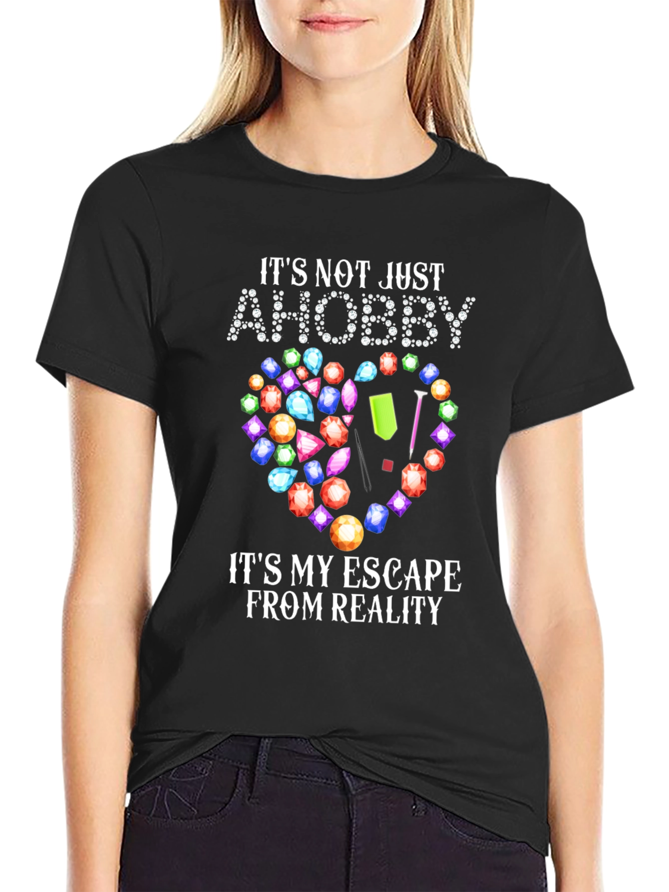 Diamond Art Hobby T-Shirt - Escape Reality in Style!