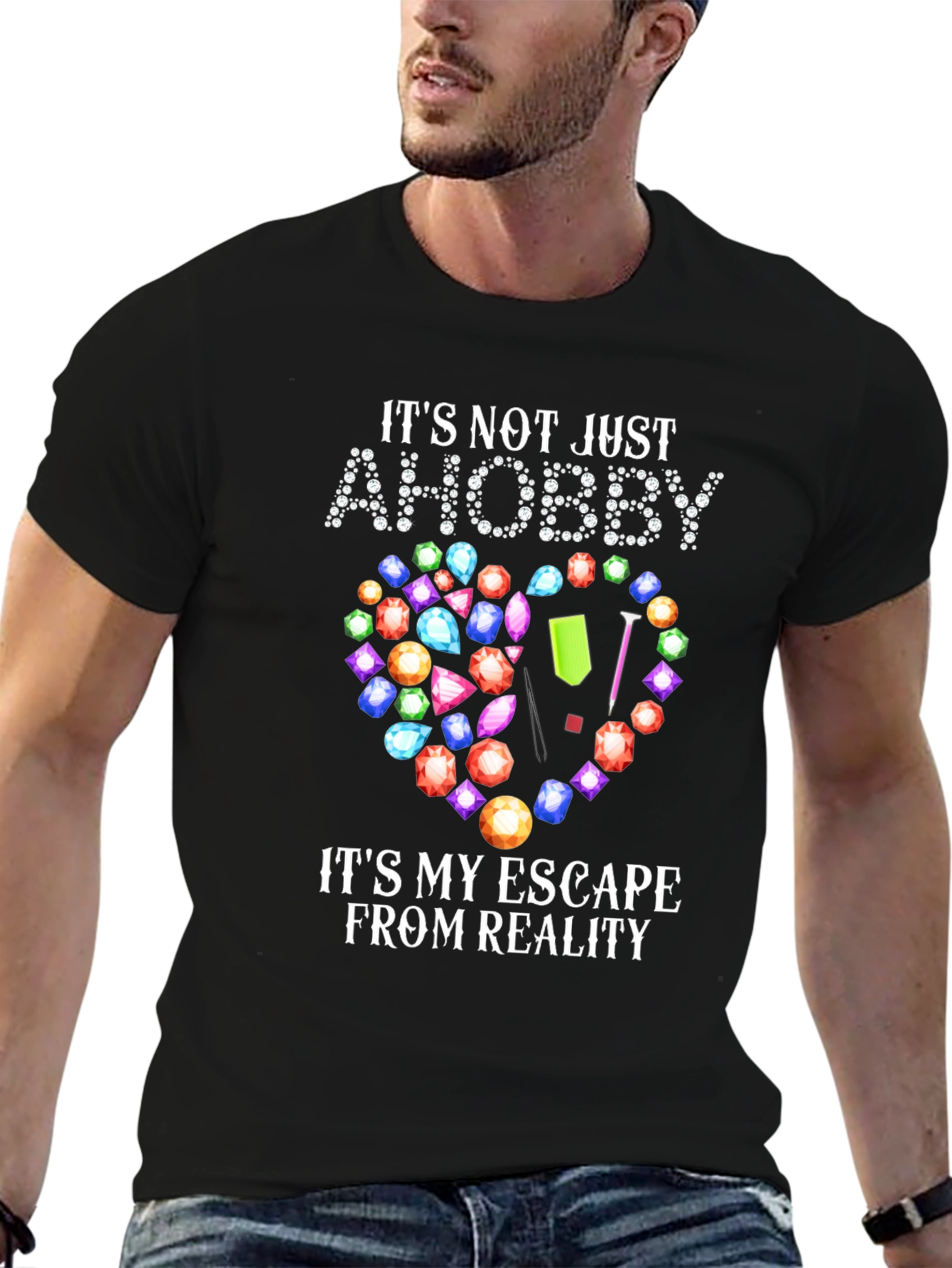 Diamond Art Hobby T-Shirt - Escape Reality in Style!