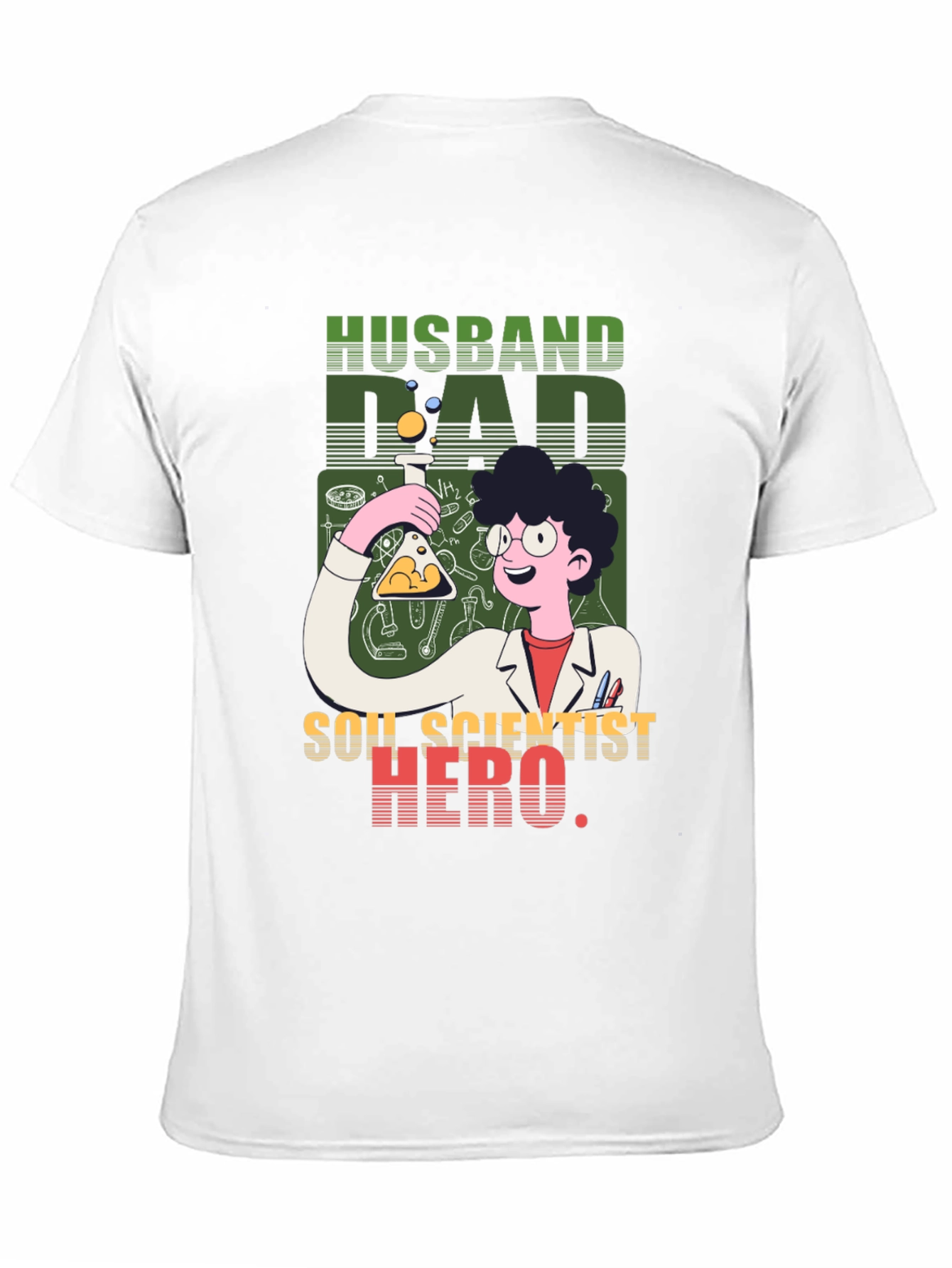 Husband Dad Soil Scientist Hero T-Shirt