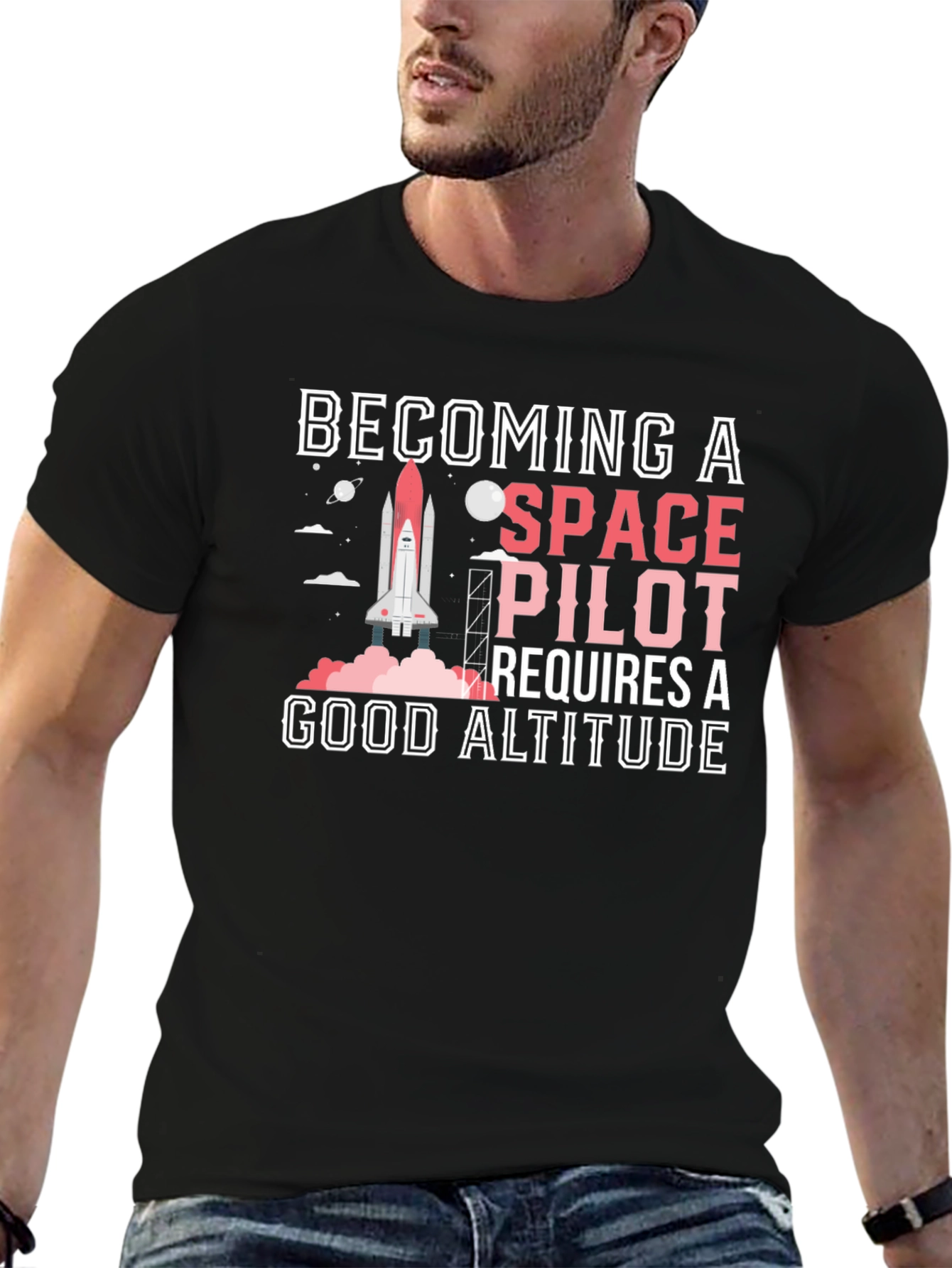 Space Pilot T-Shirt - Altitude Required