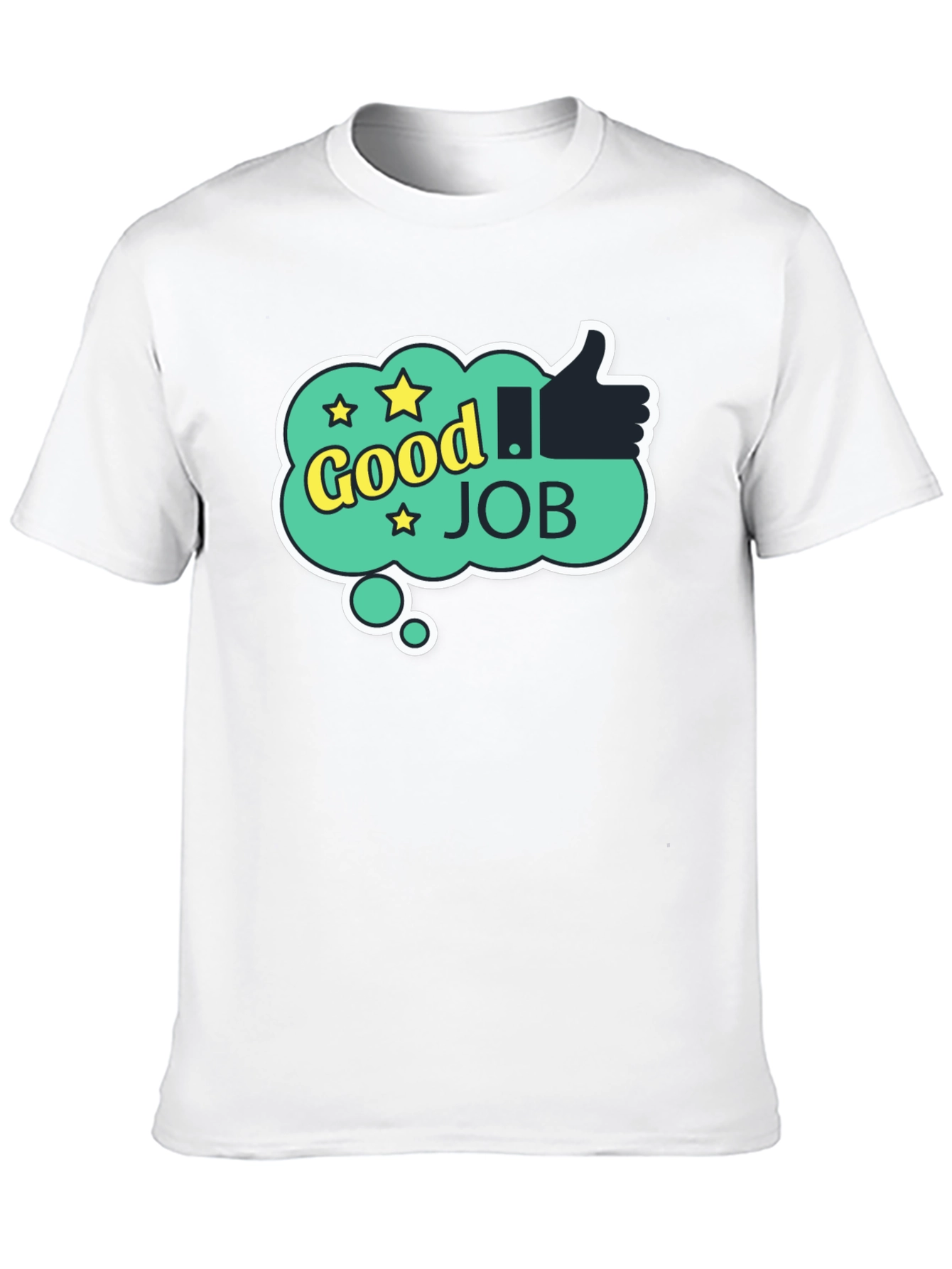Good Job Graphic Tee - Mens Black Cotton T-Shirt