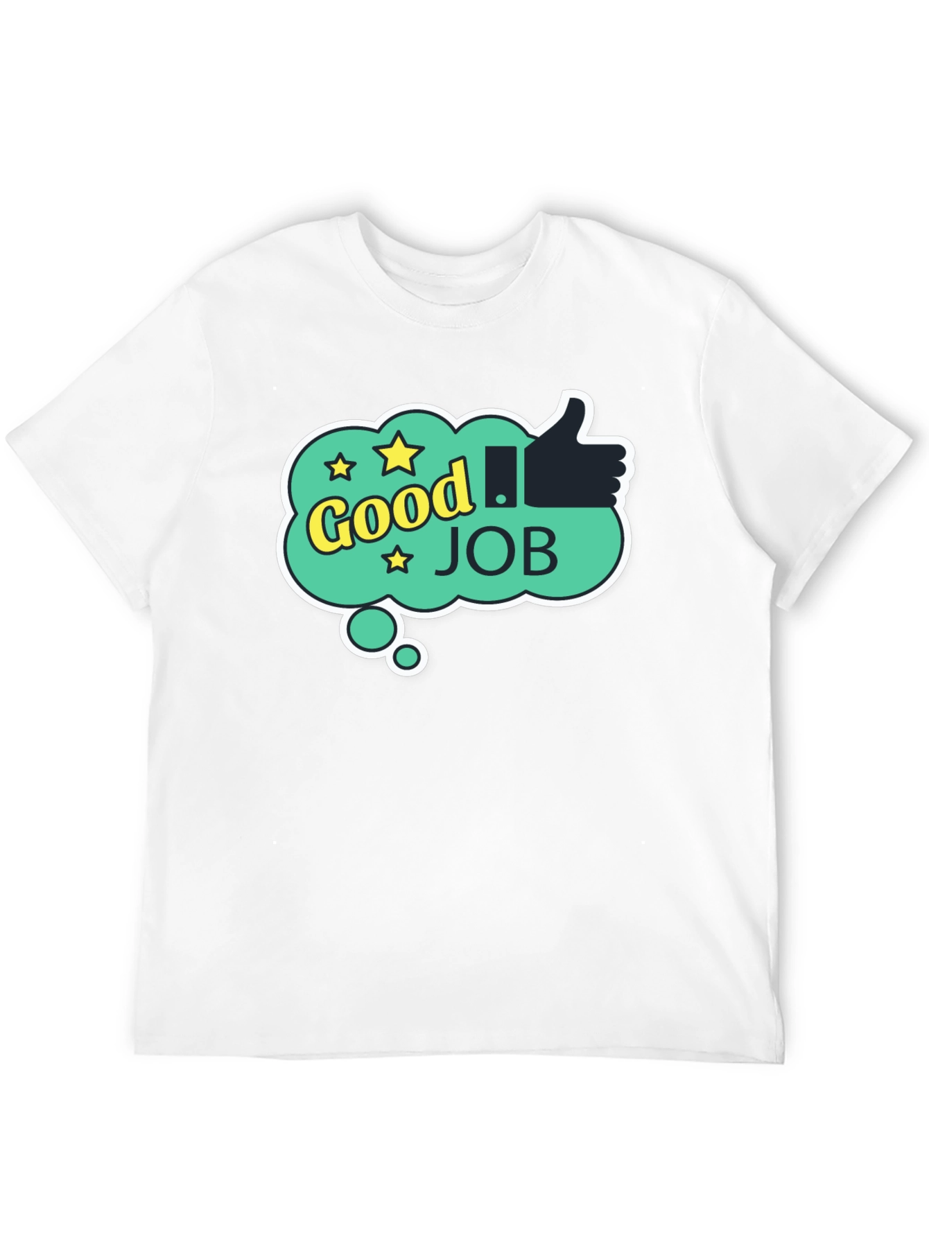 Good Job Graphic Tee - Mens Black Cotton T-Shirt