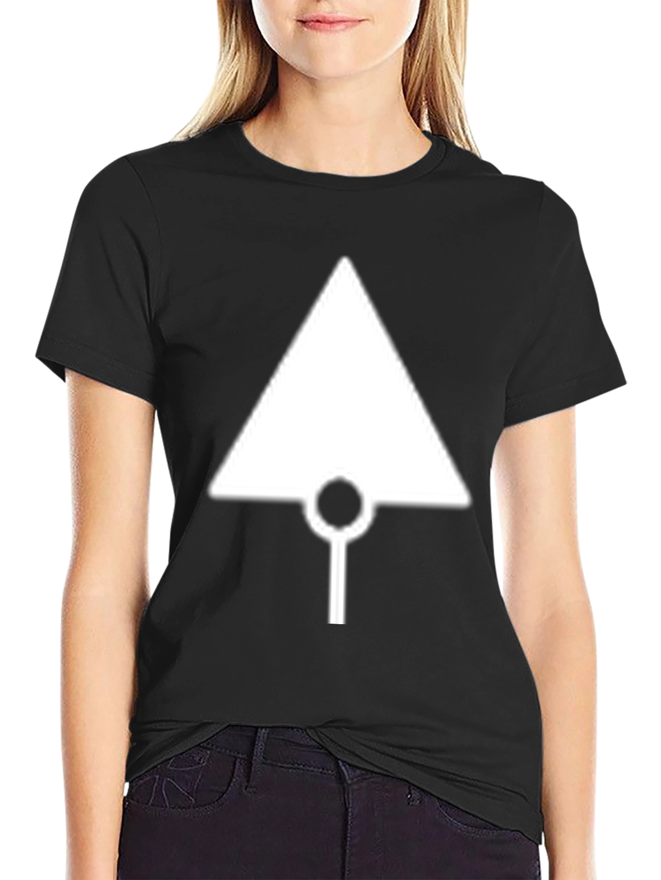 Abstract Geometric Graphic T-Shirt - Modern Design