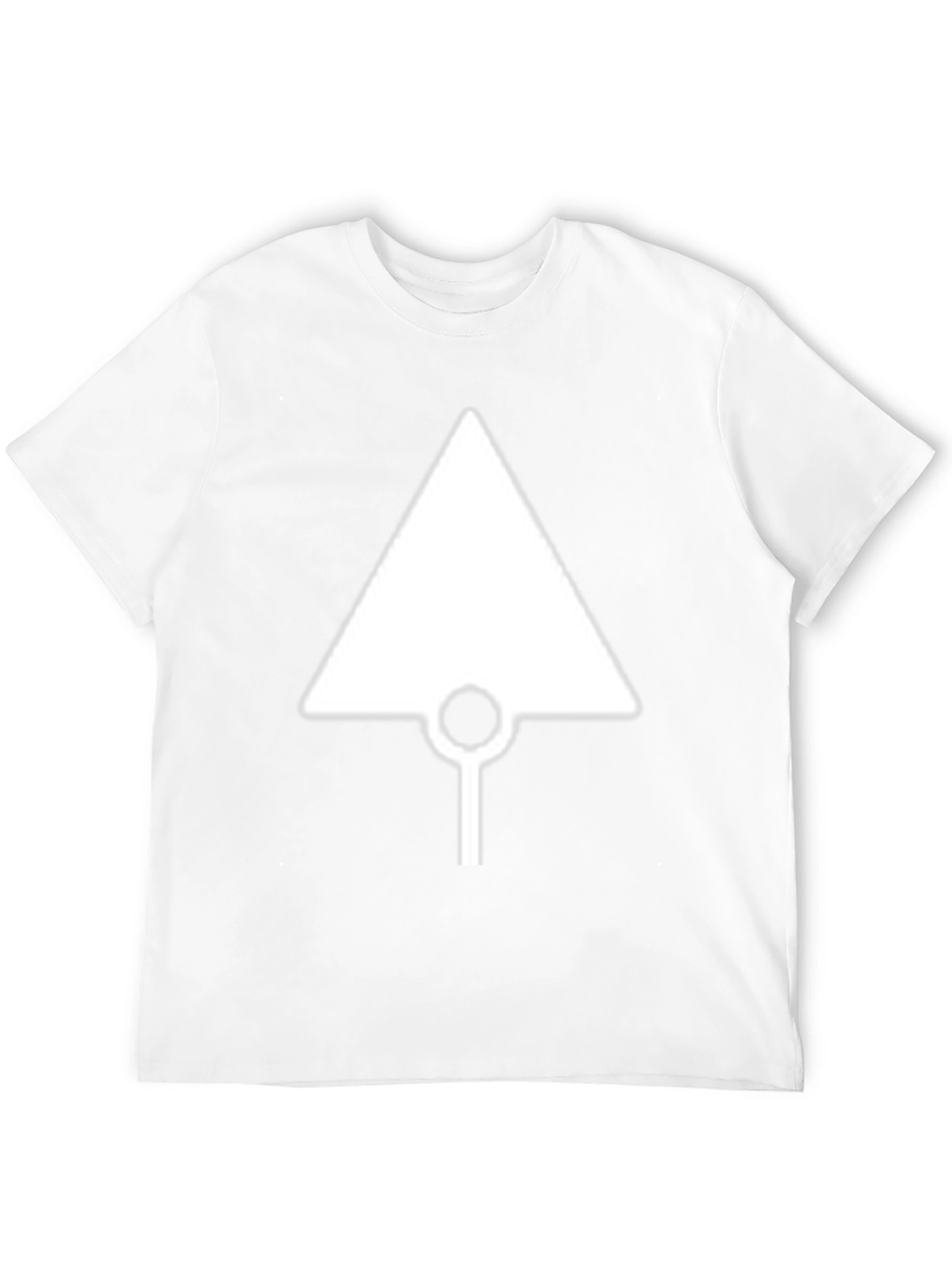 Abstract Geometric Graphic T-Shirt - Modern Design
