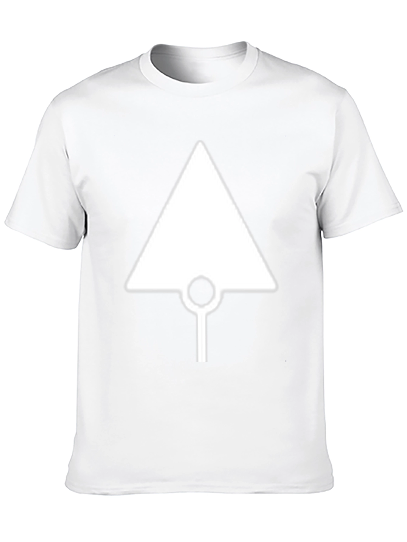 Abstract Geometric Graphic T-Shirt - Modern Design