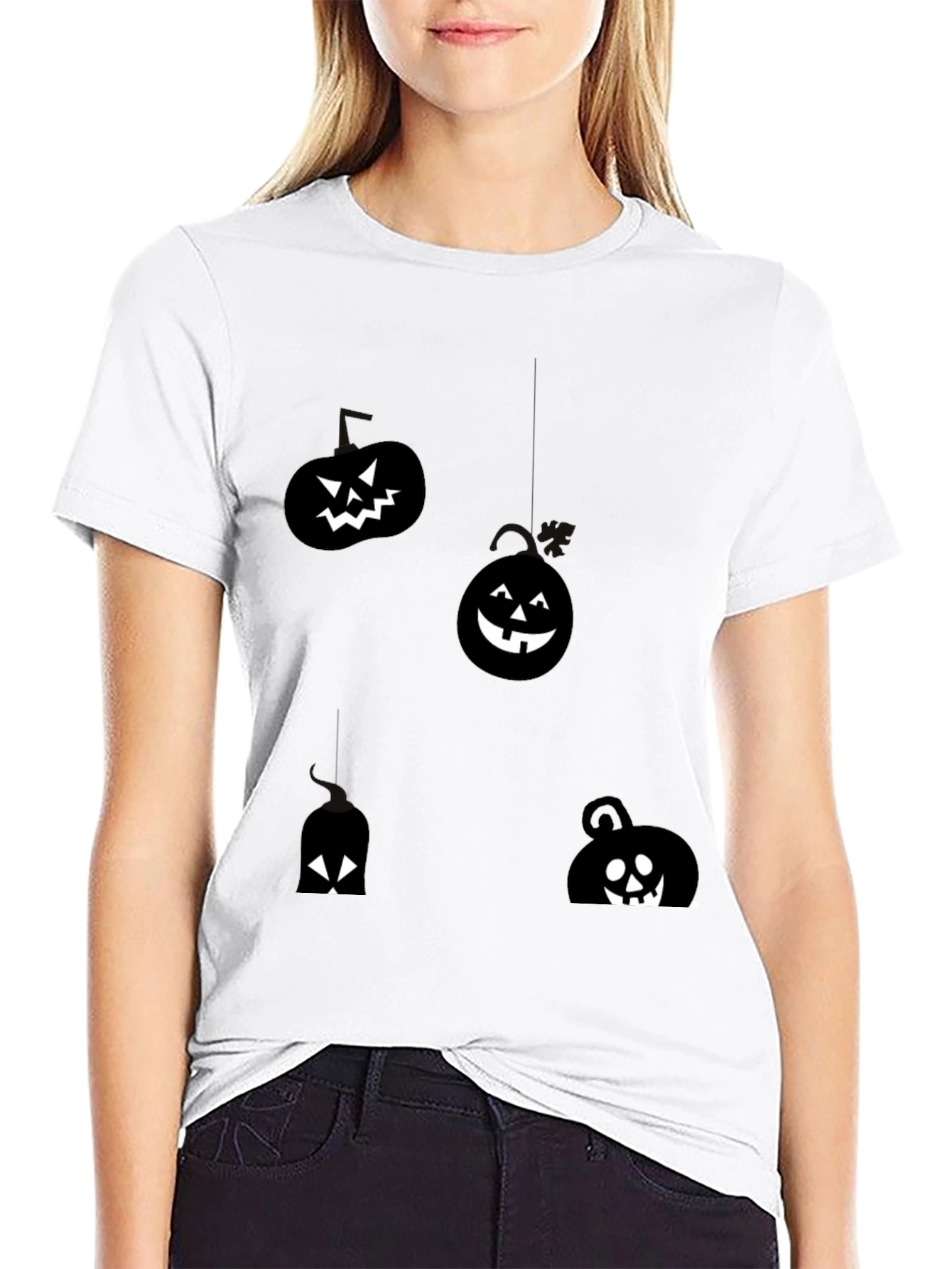 Halloween Pumpkin Graphic T-Shirt