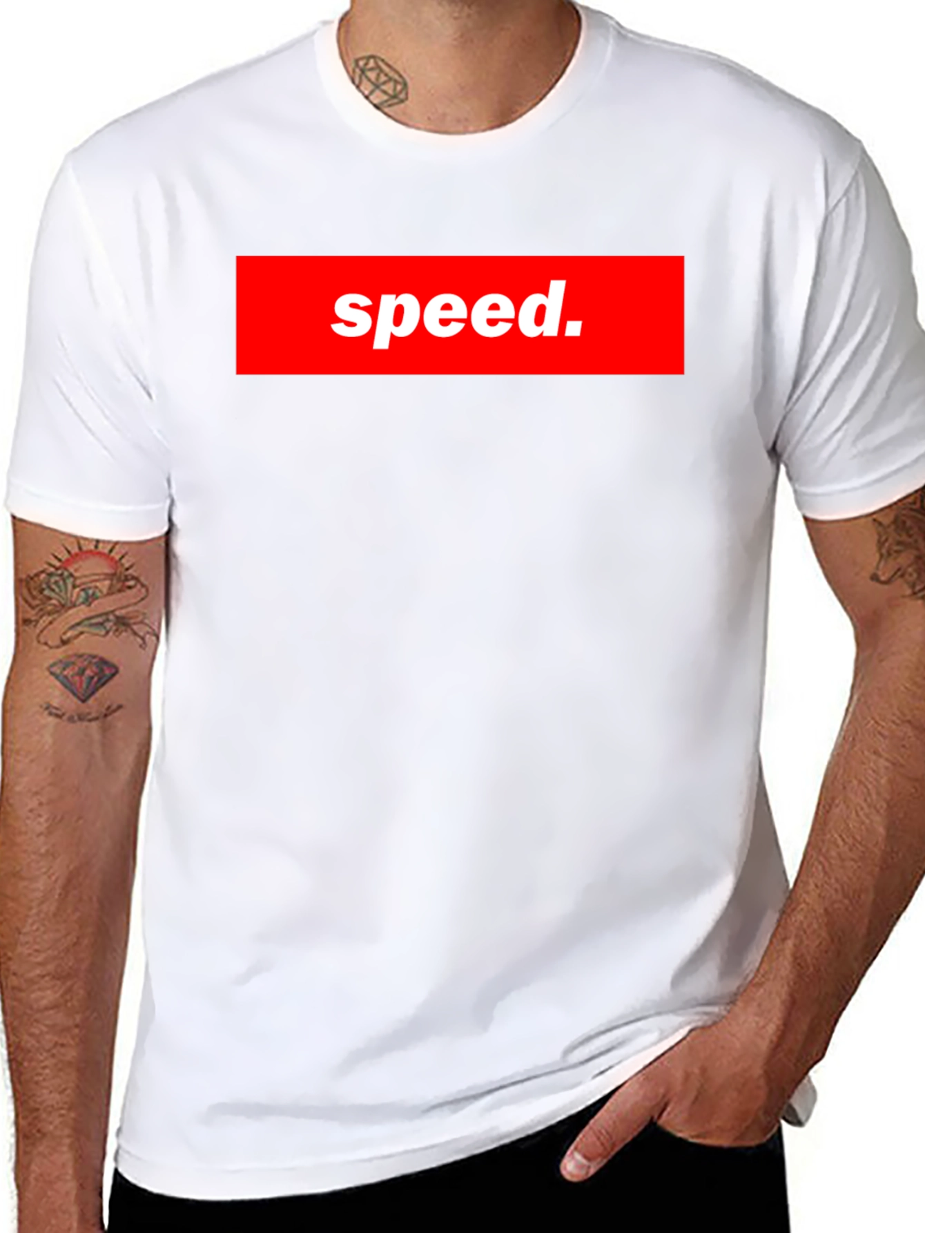Speed Graphic Tee - Bold Statement Shirt
