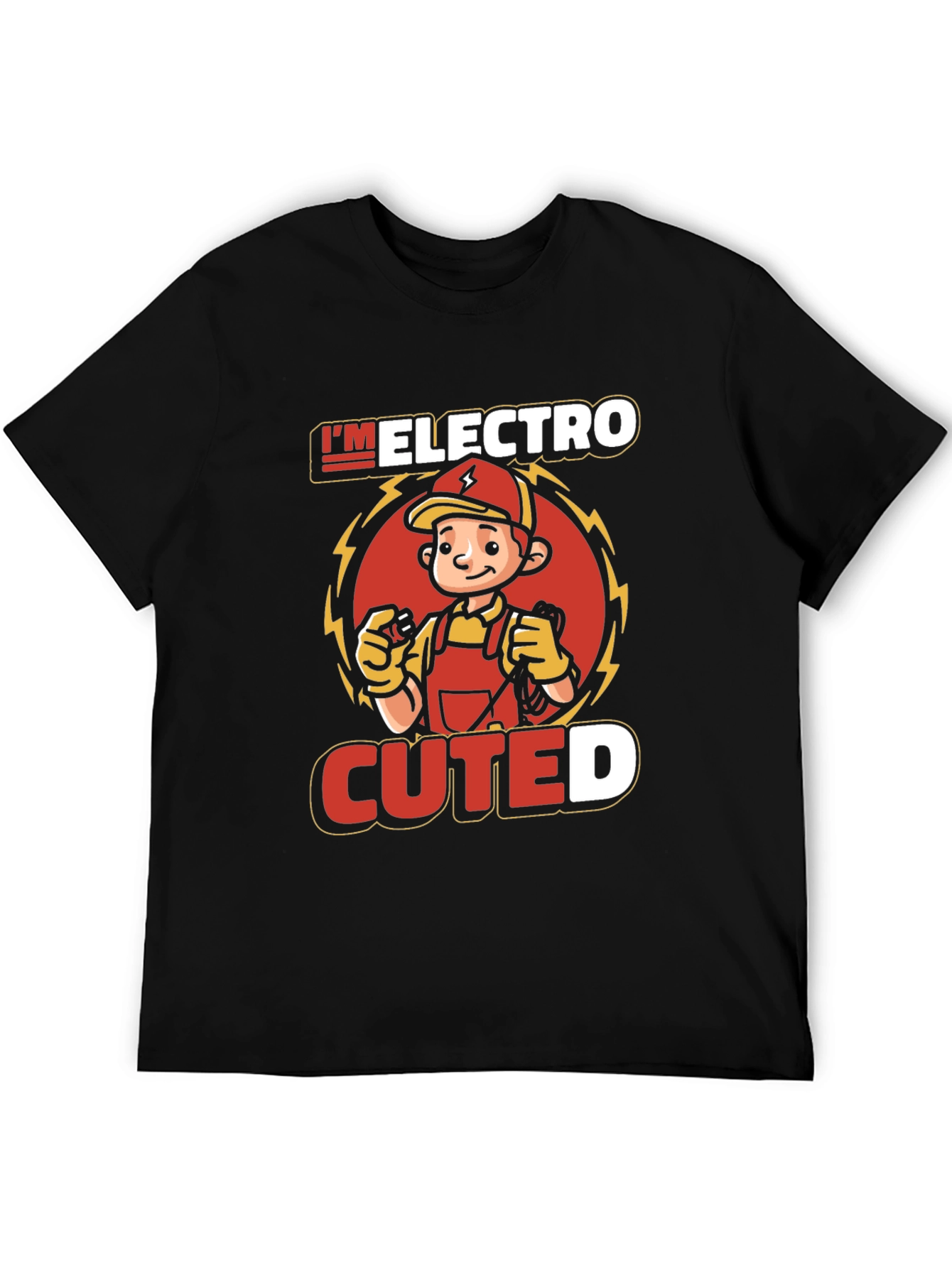 Electro-cuted Funny Electrician T-Shirt