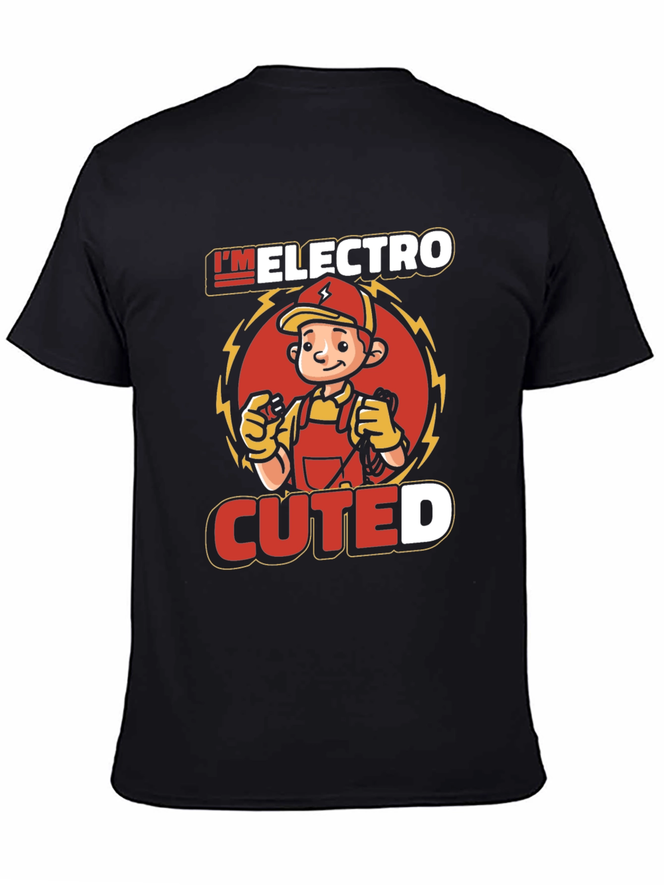 Electro-cuted Funny Electrician T-Shirt