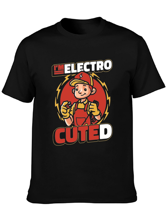 Electro-cuted Funny Electrician T-Shirt