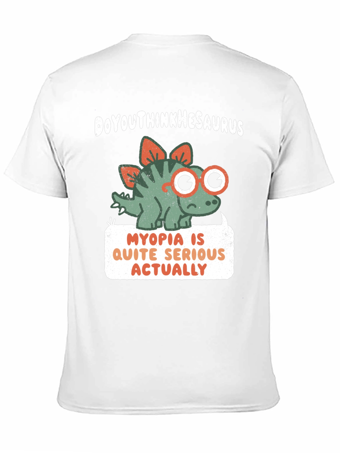 Myopia Serious Dinosaur T-Shirt