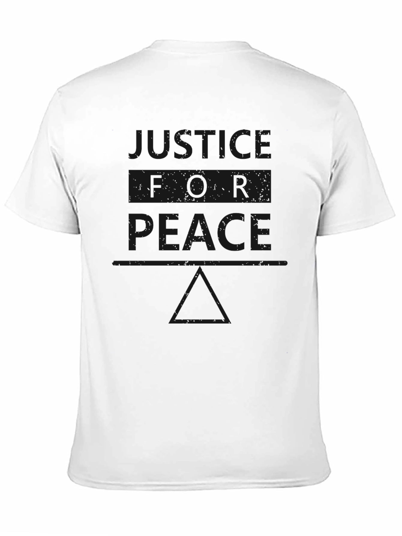 Justice & Peace T-Shirt - Classic Black
