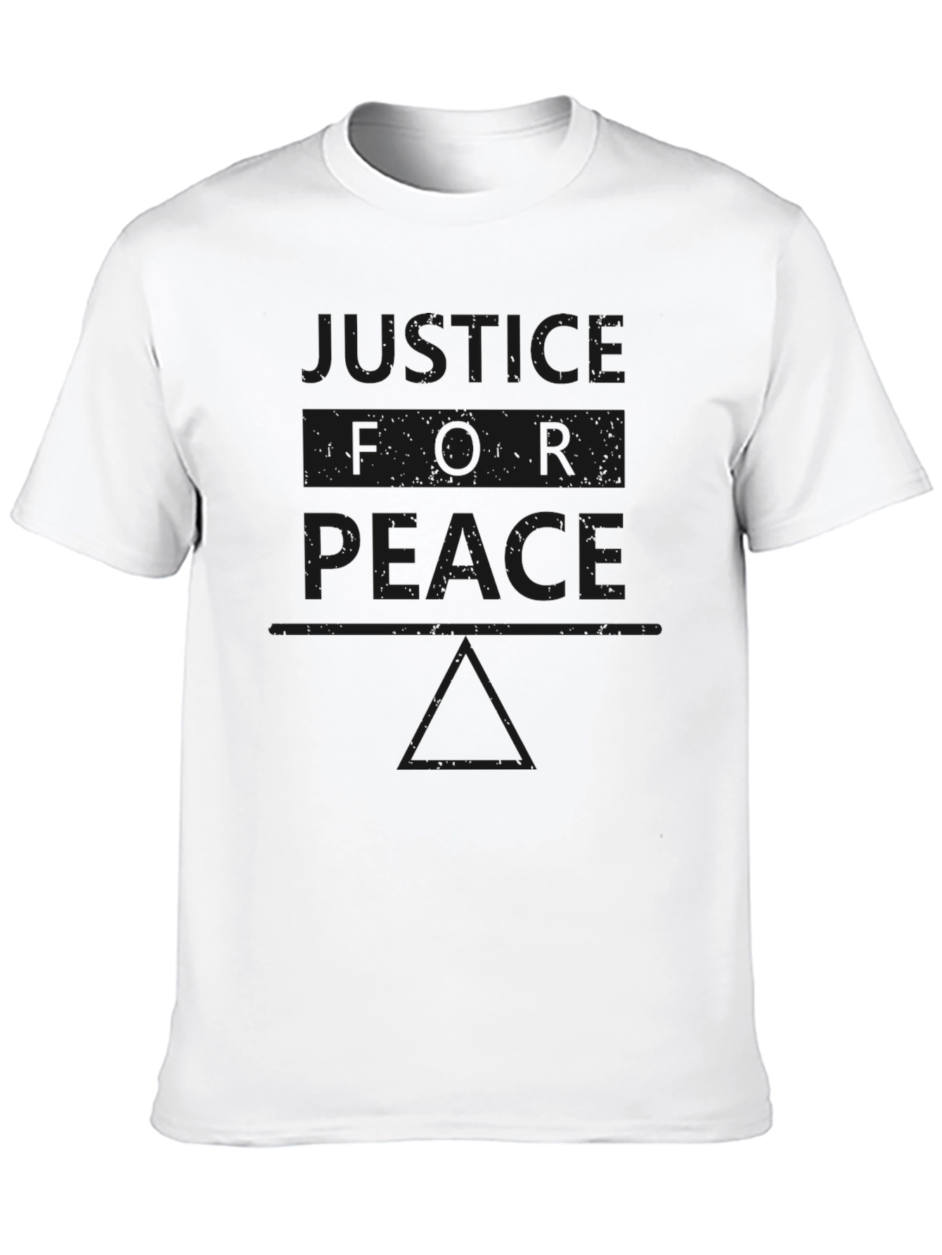 Justice & Peace T-Shirt - Classic Black