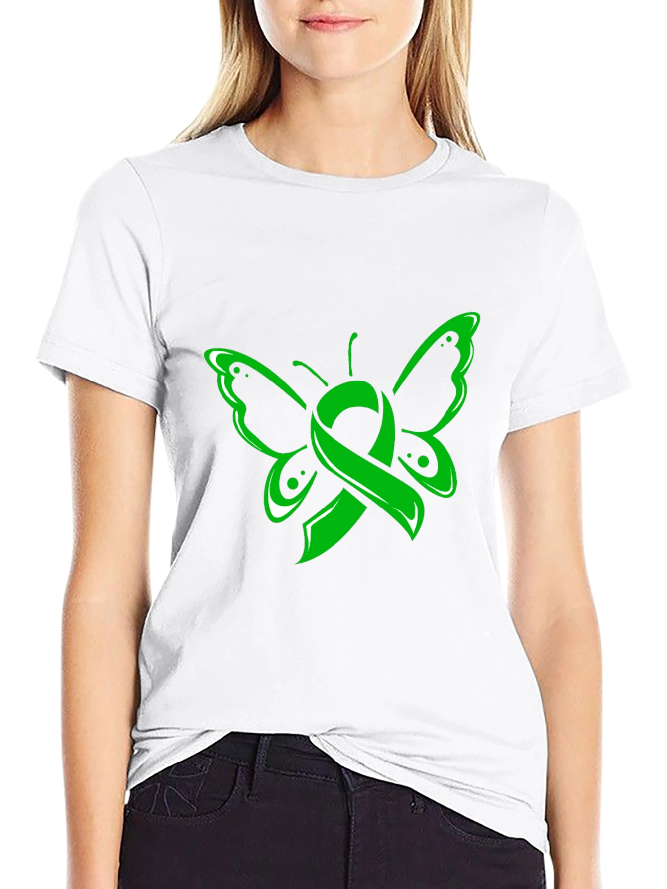 Butterfly Ribbon Graphic Tee