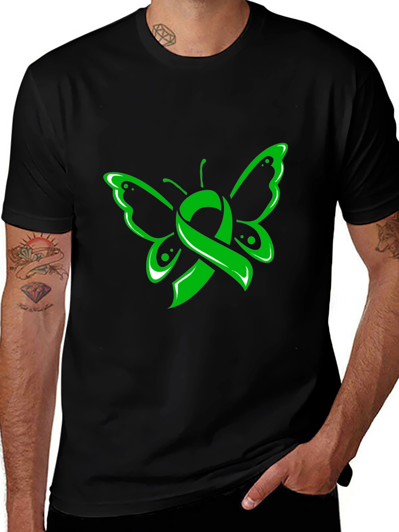 Butterfly Ribbon Graphic Tee