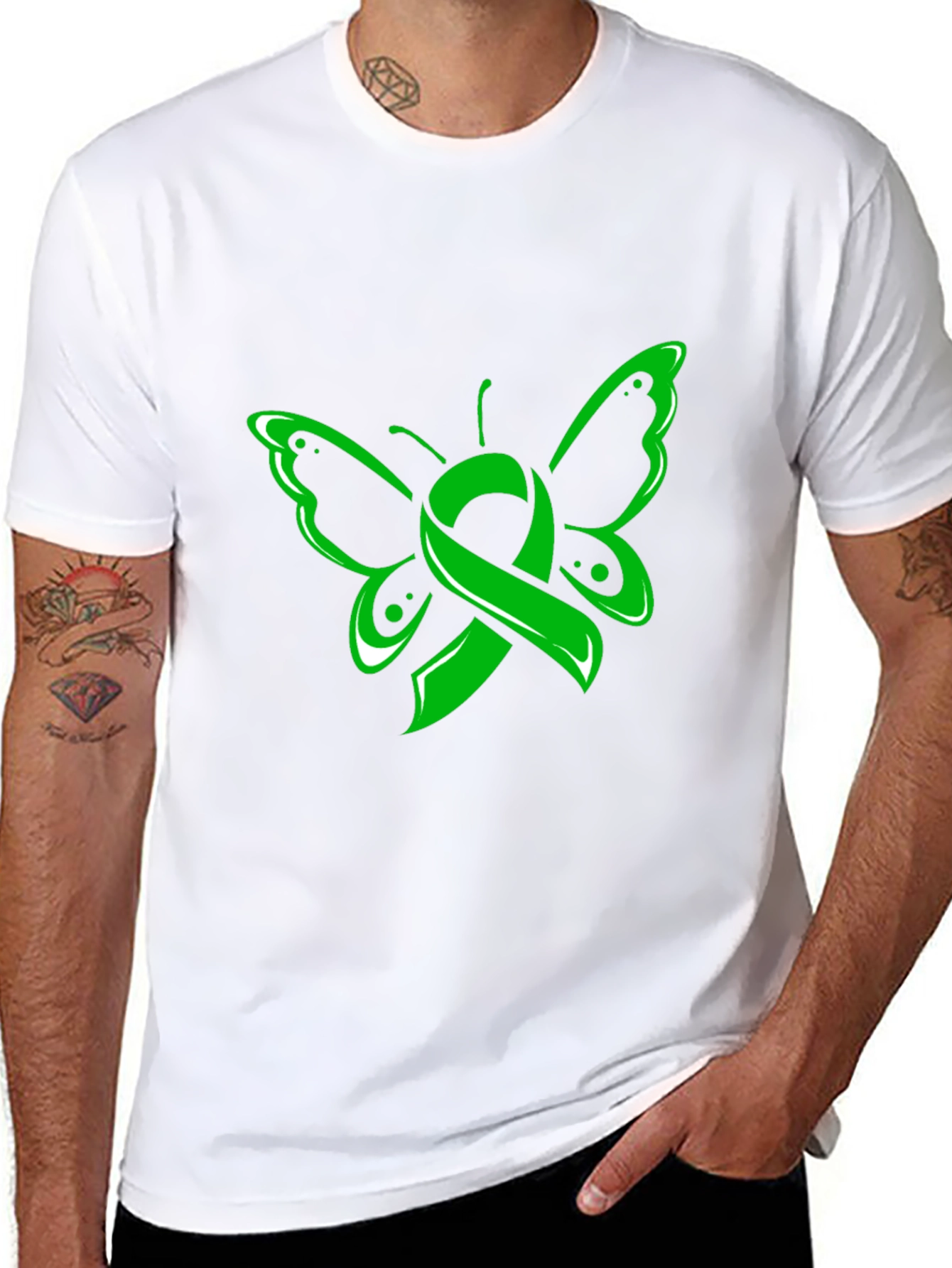 Butterfly Ribbon Graphic Tee