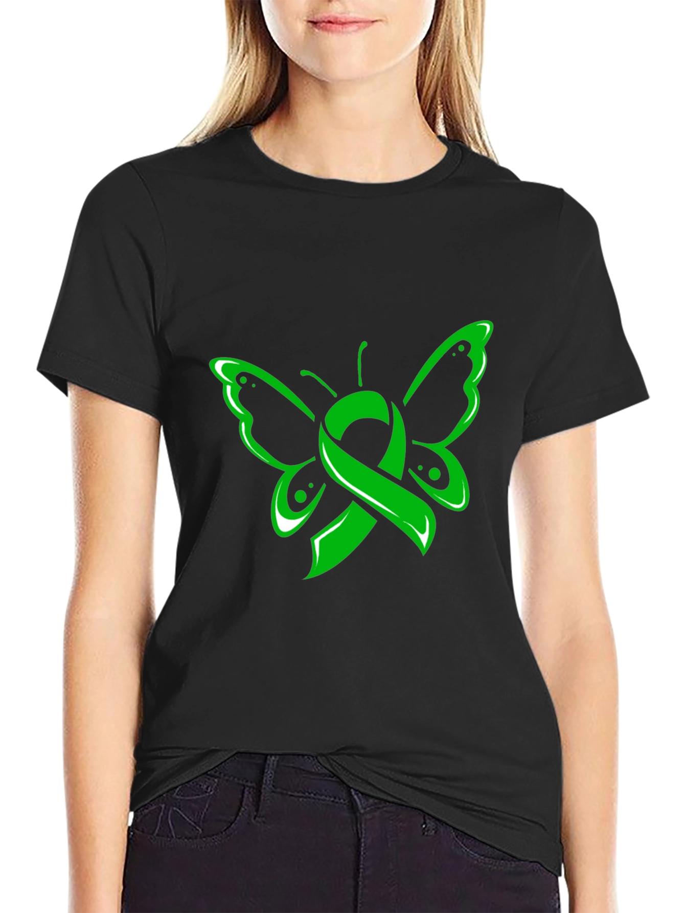 Butterfly Ribbon Graphic Tee