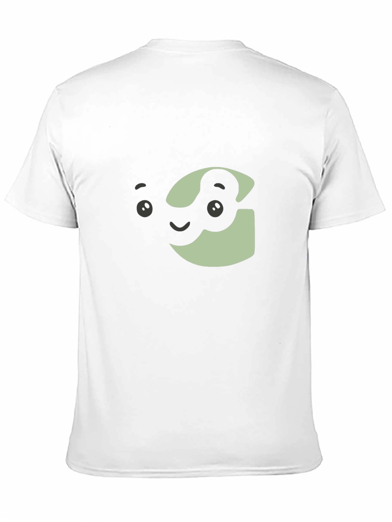 Cartoon Face Graphic Tee - Unisex Black T-Shirt