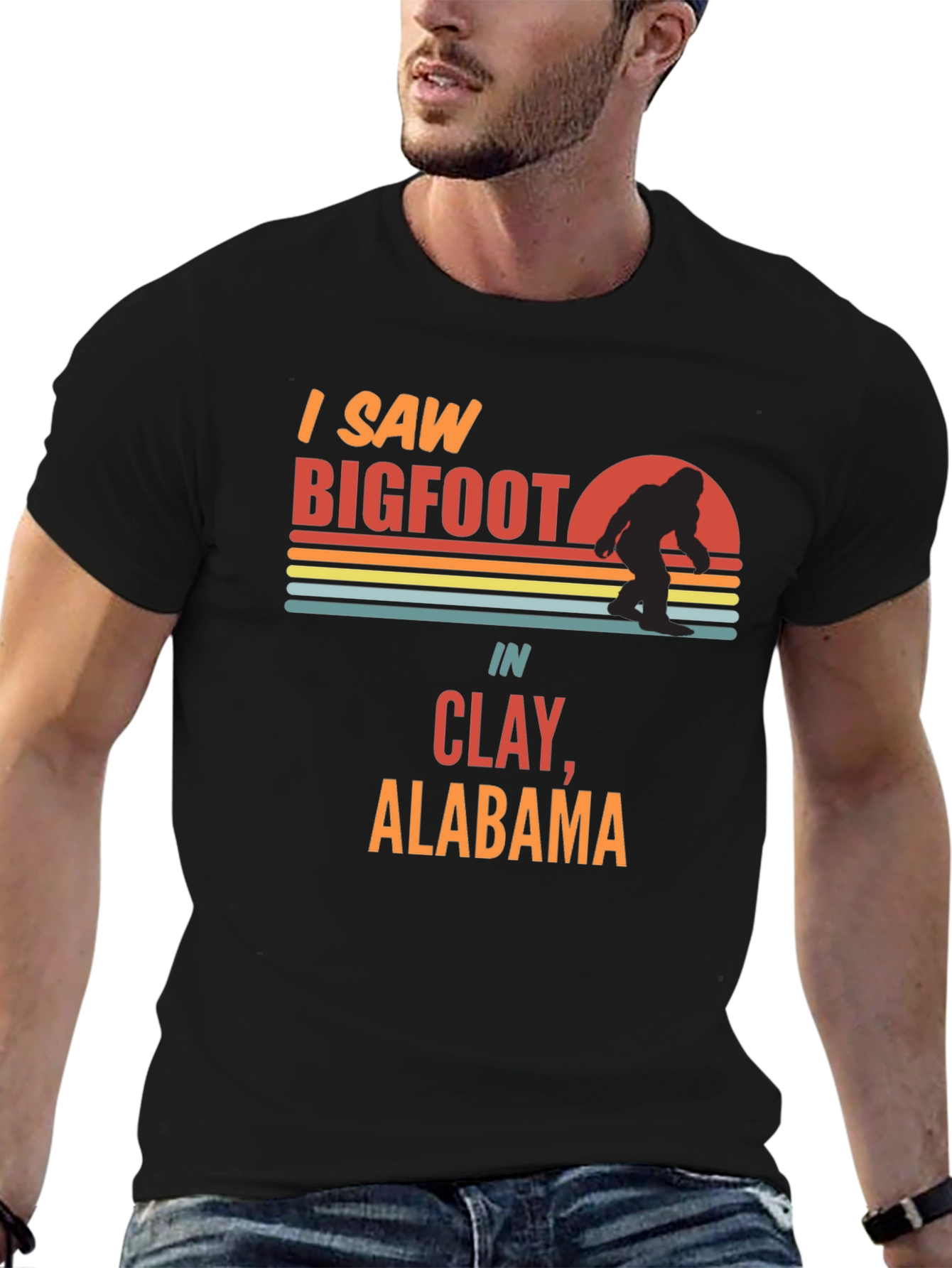 I Saw Bigfoot T-Shirt - Clay Alabama Bigfoot Tee