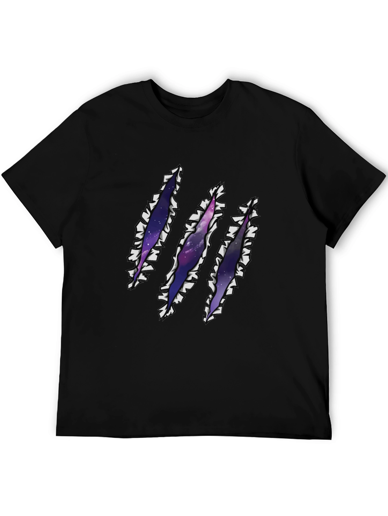 Galaxy Rip T-Shirt - Claw Mark Space Design