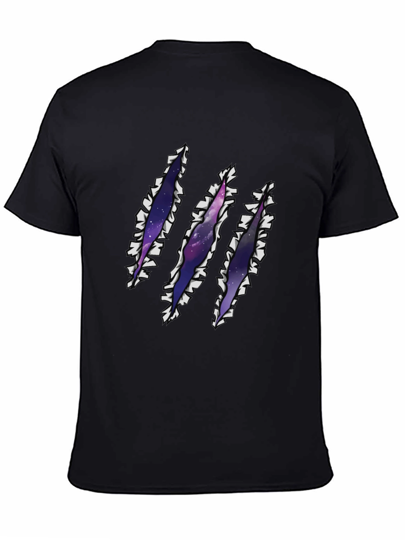 Galaxy Rip T-Shirt - Claw Mark Space Design