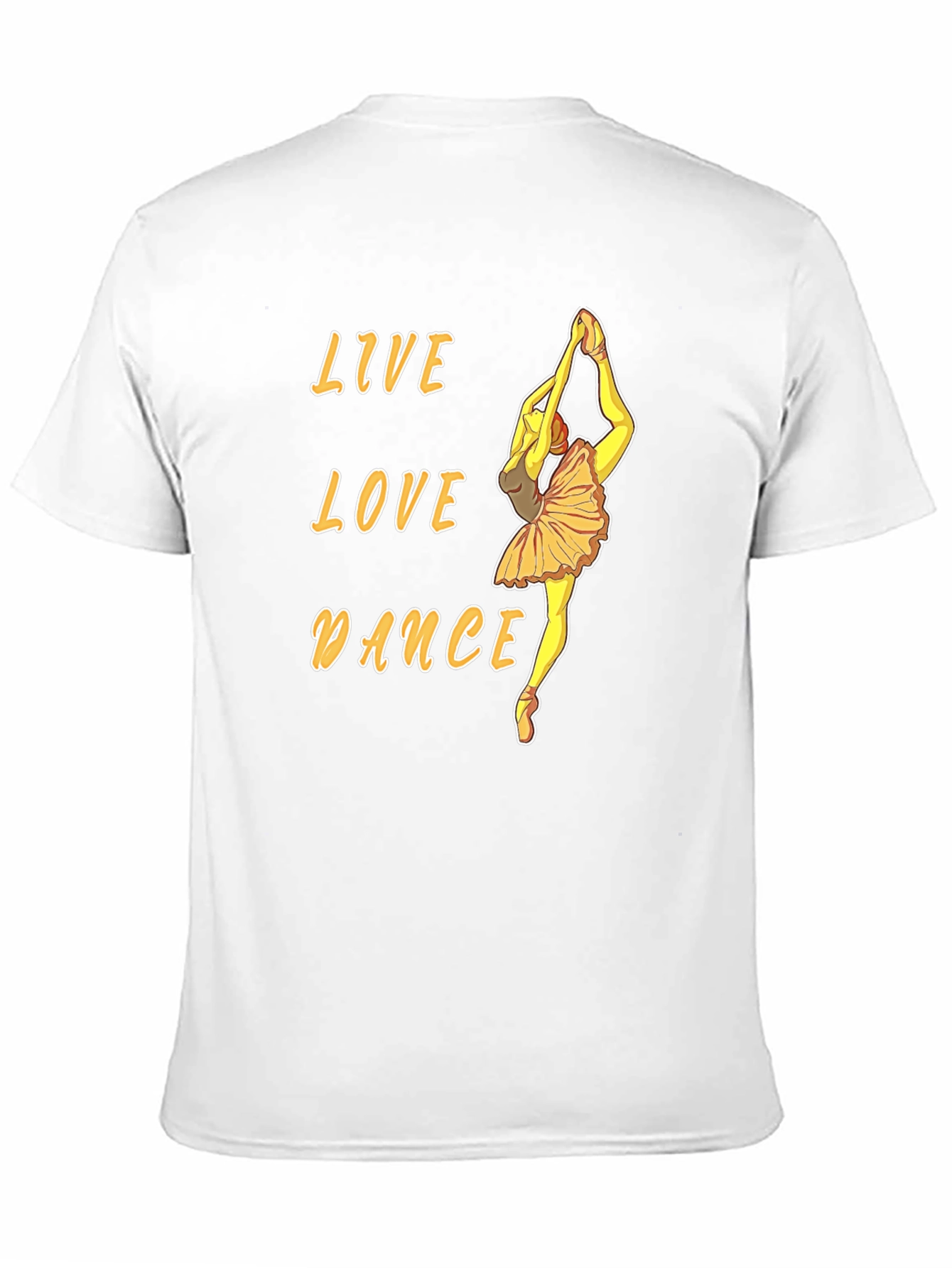 Live Love Dance Ballet Graphic T-Shirt