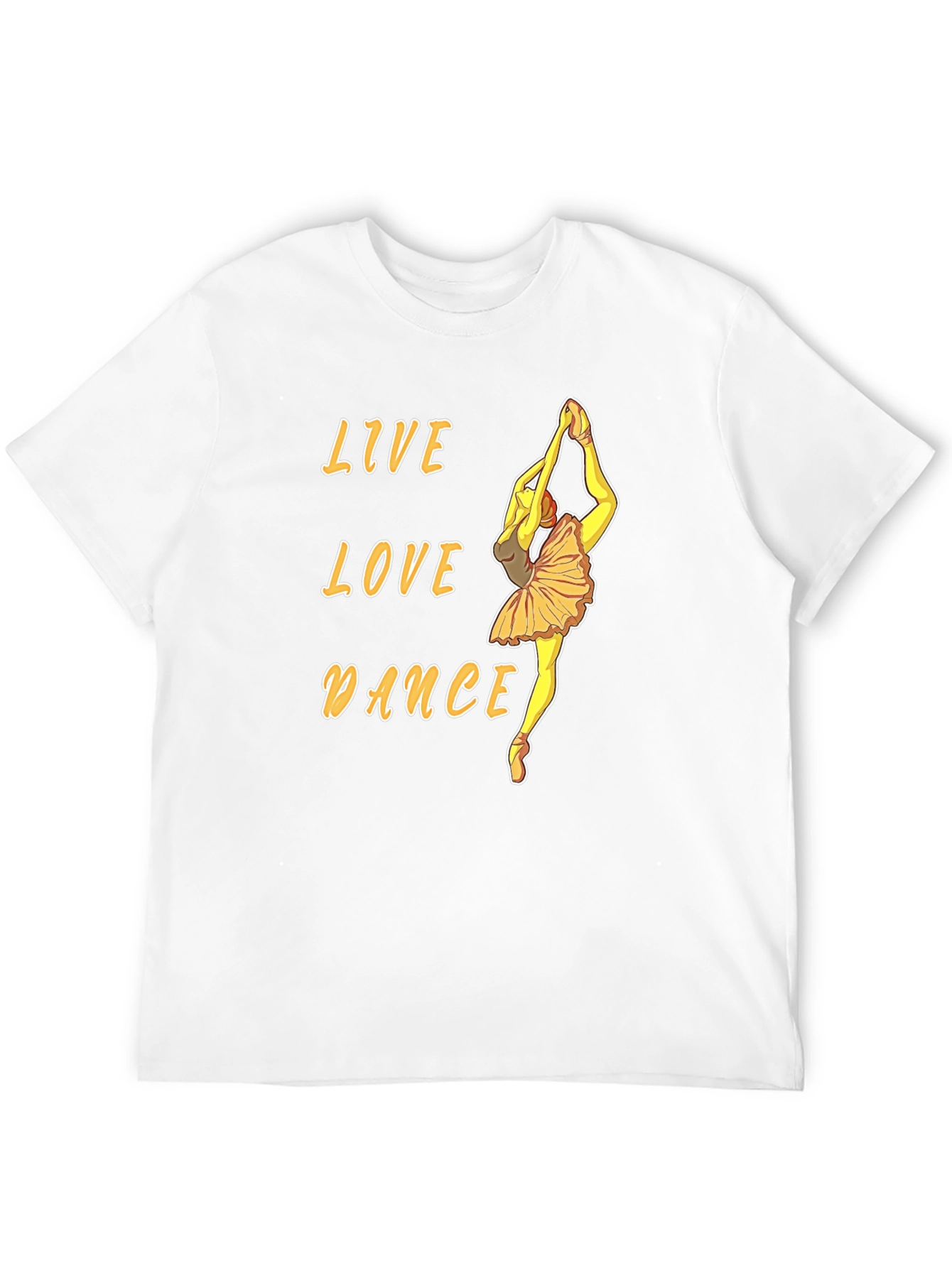 Live Love Dance Ballet Graphic T-Shirt