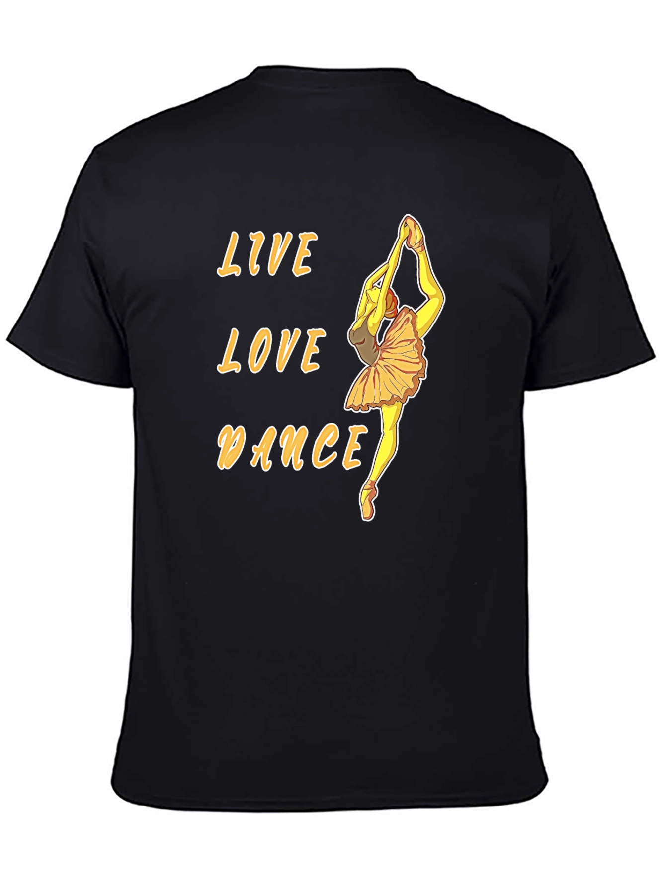 Live Love Dance Ballet Graphic T-Shirt
