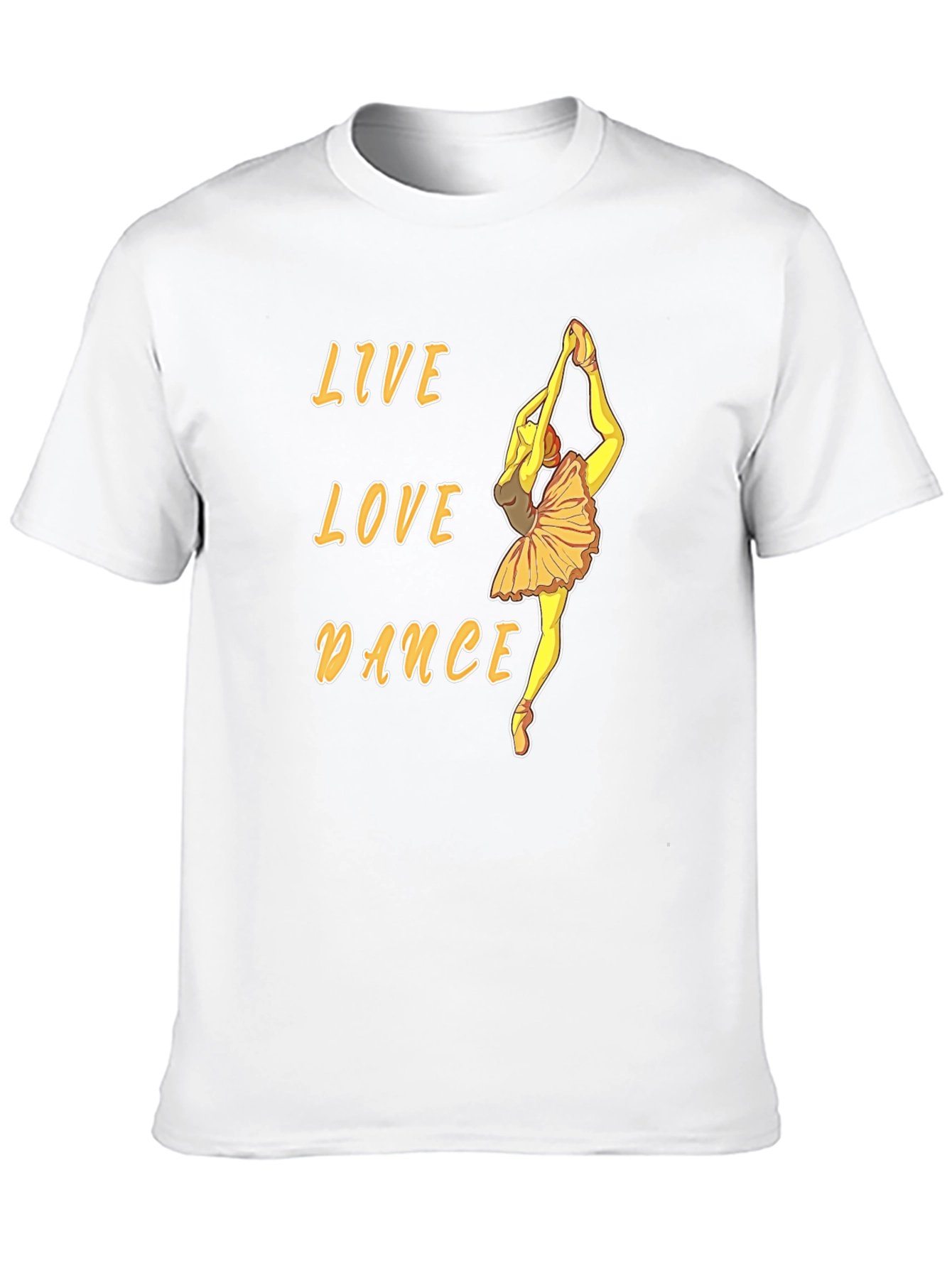Live Love Dance Ballet Graphic T-Shirt