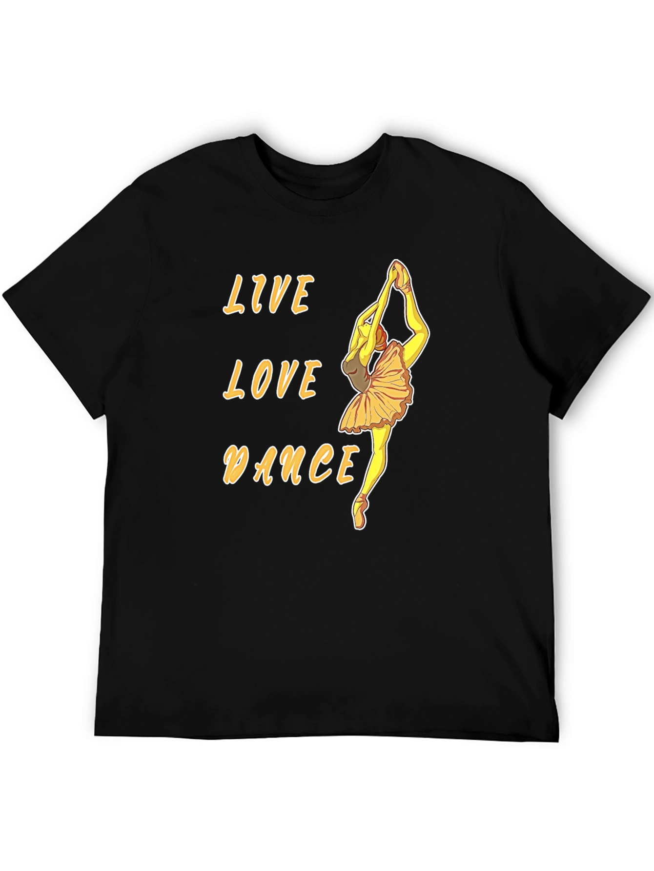 Live Love Dance Ballet Graphic T-Shirt