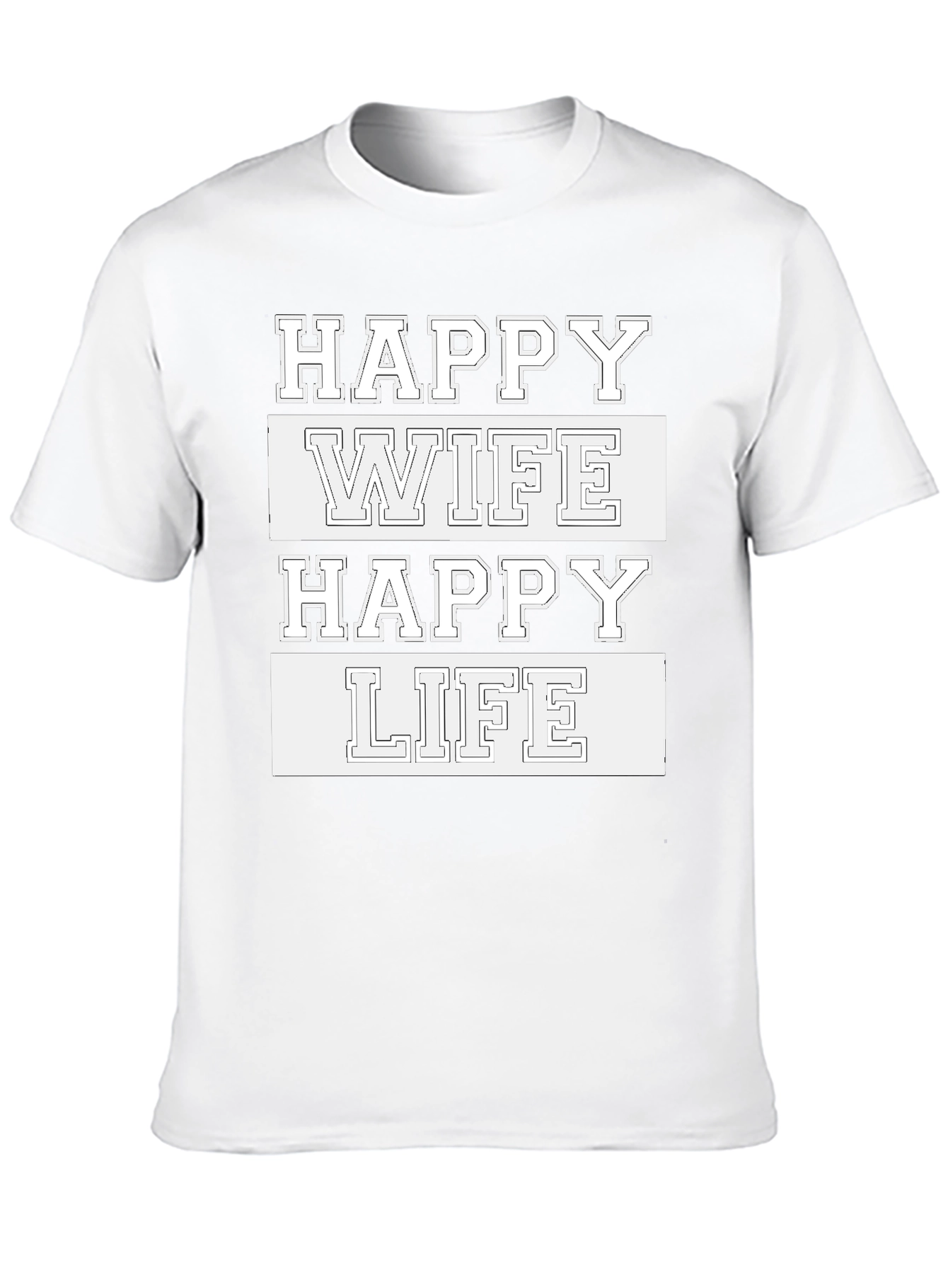 Happy Wife Happy Life Graphic Tee