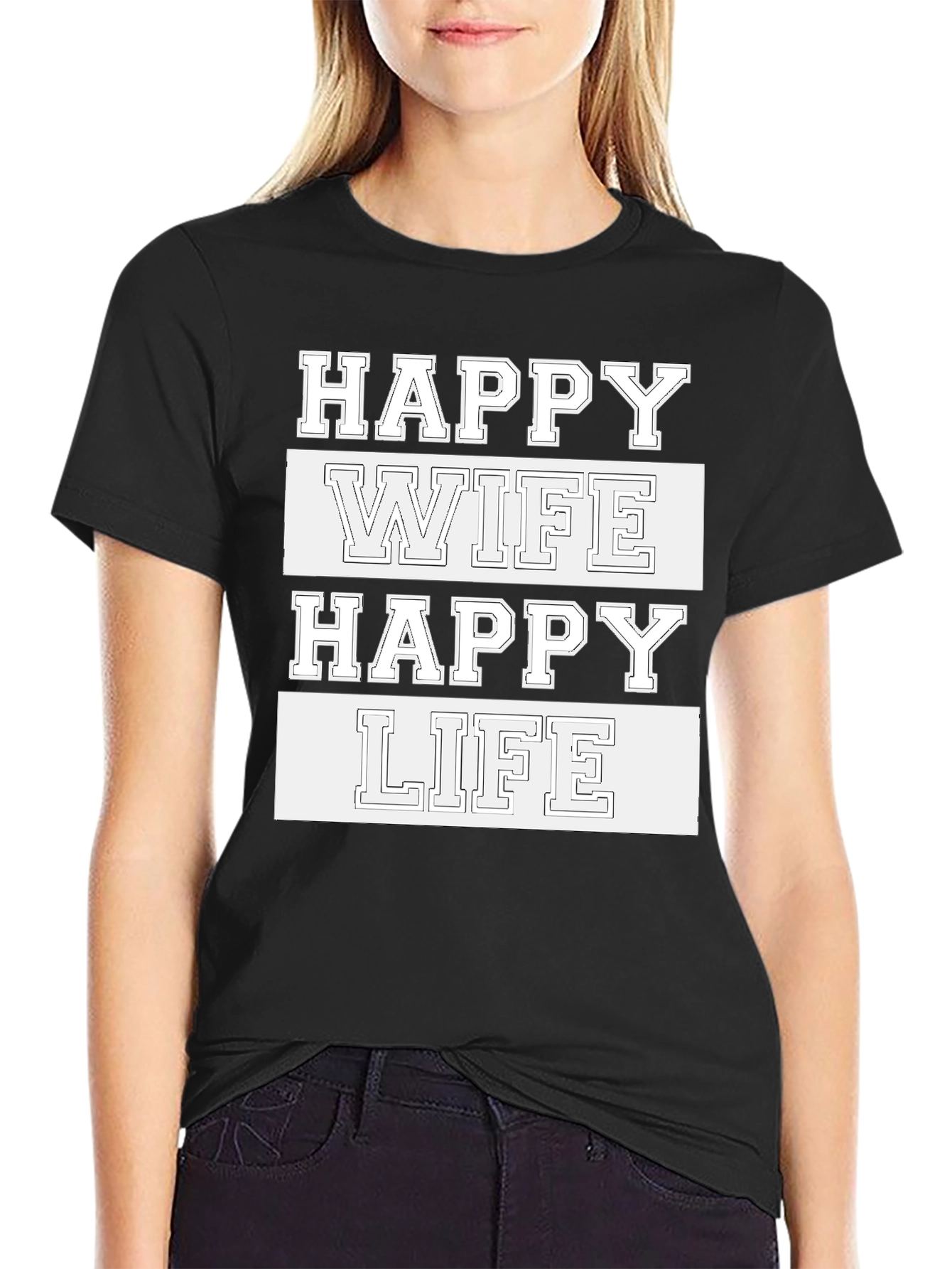Happy Wife Happy Life Graphic Tee