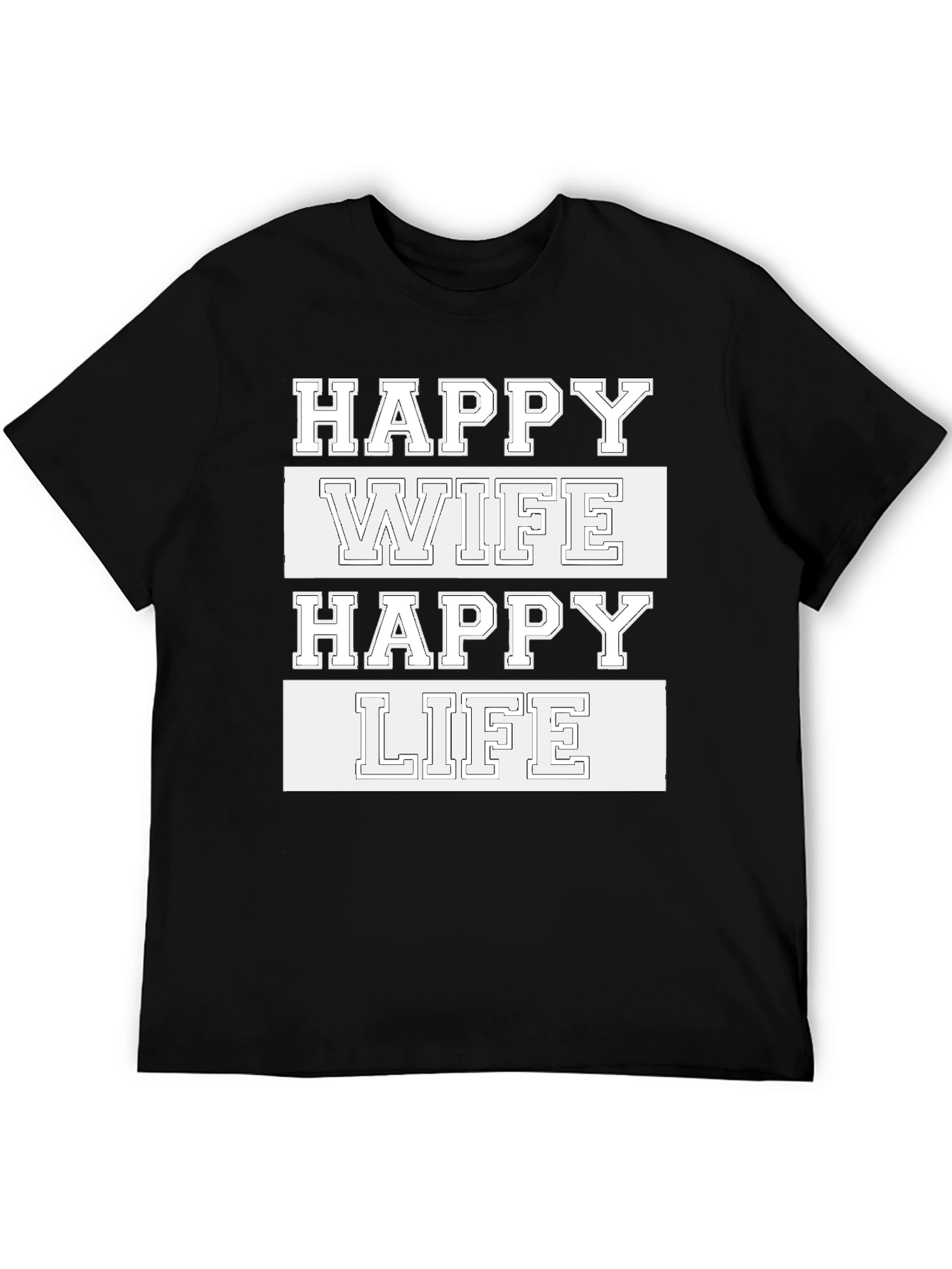 Happy Wife Happy Life Graphic Tee