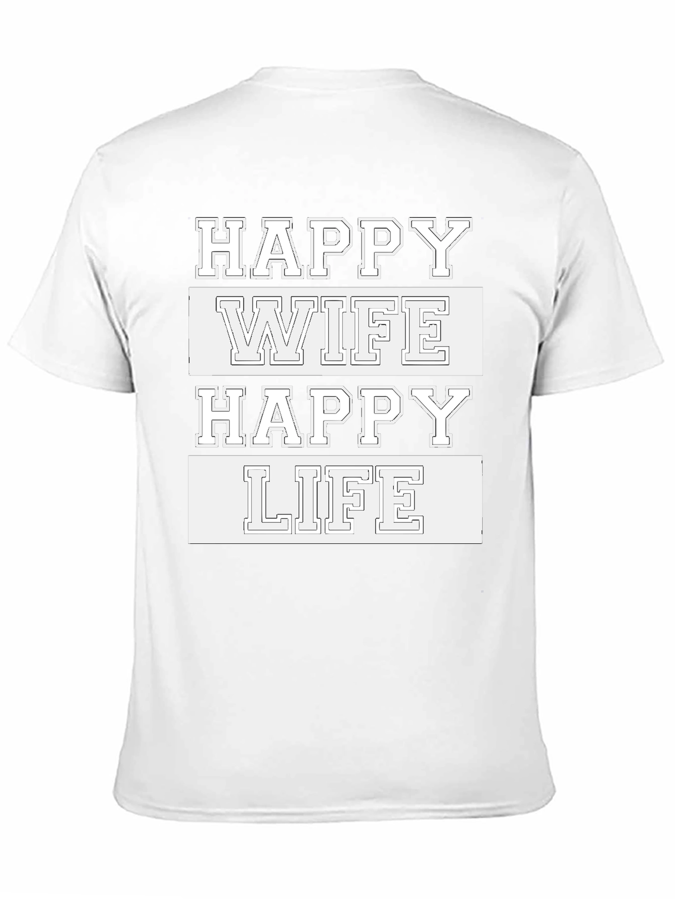Happy Wife Happy Life Graphic Tee