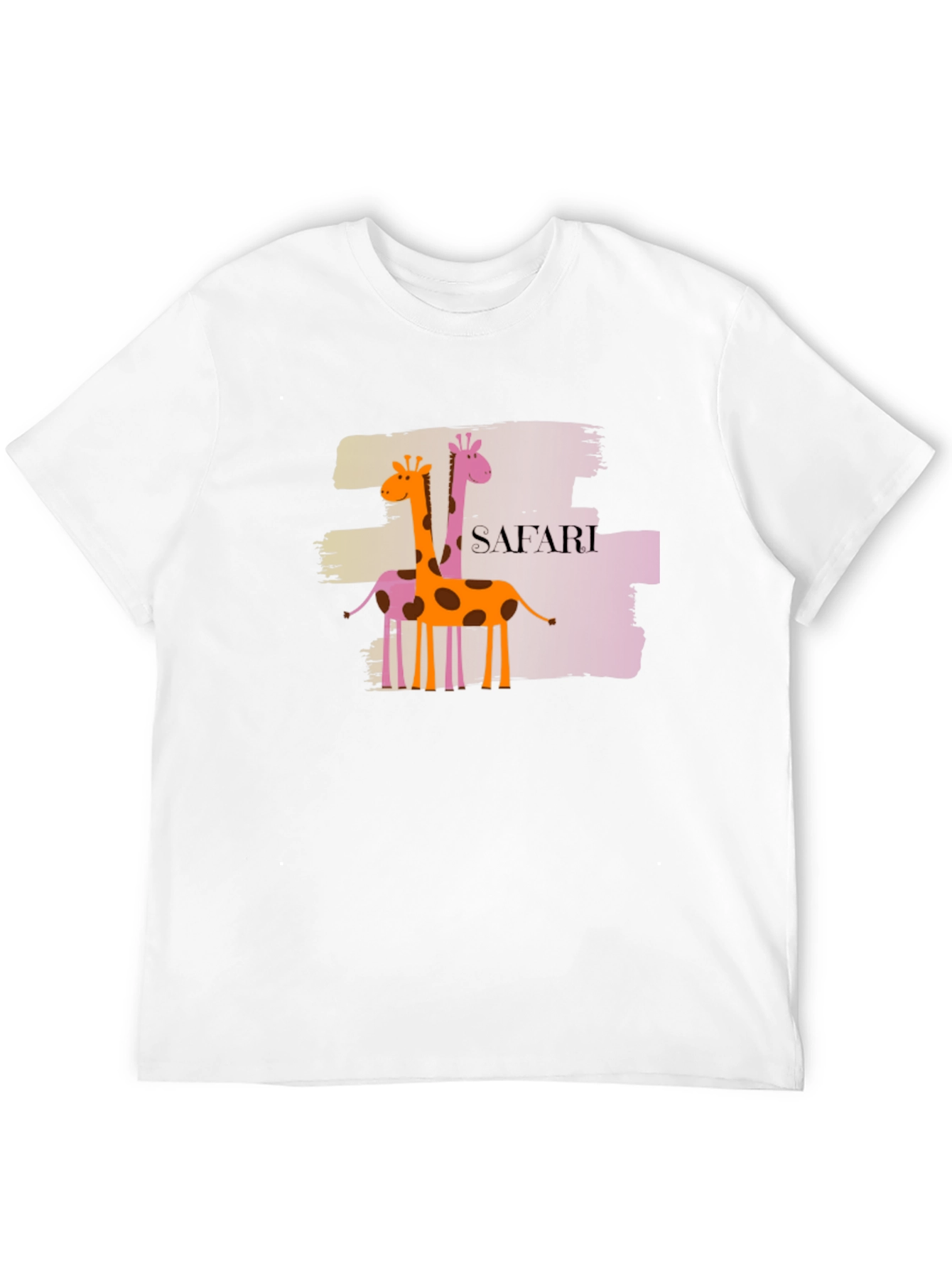 Safari Giraffe Graphic T-Shirt