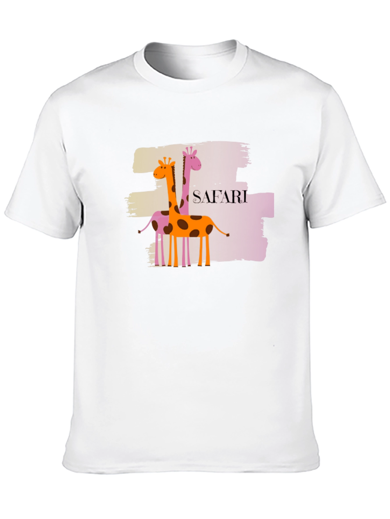 Safari Giraffe Graphic T-Shirt