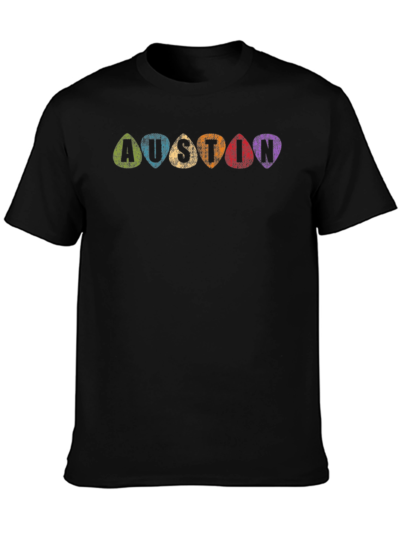 Austin Guitar Pick T-Shirt