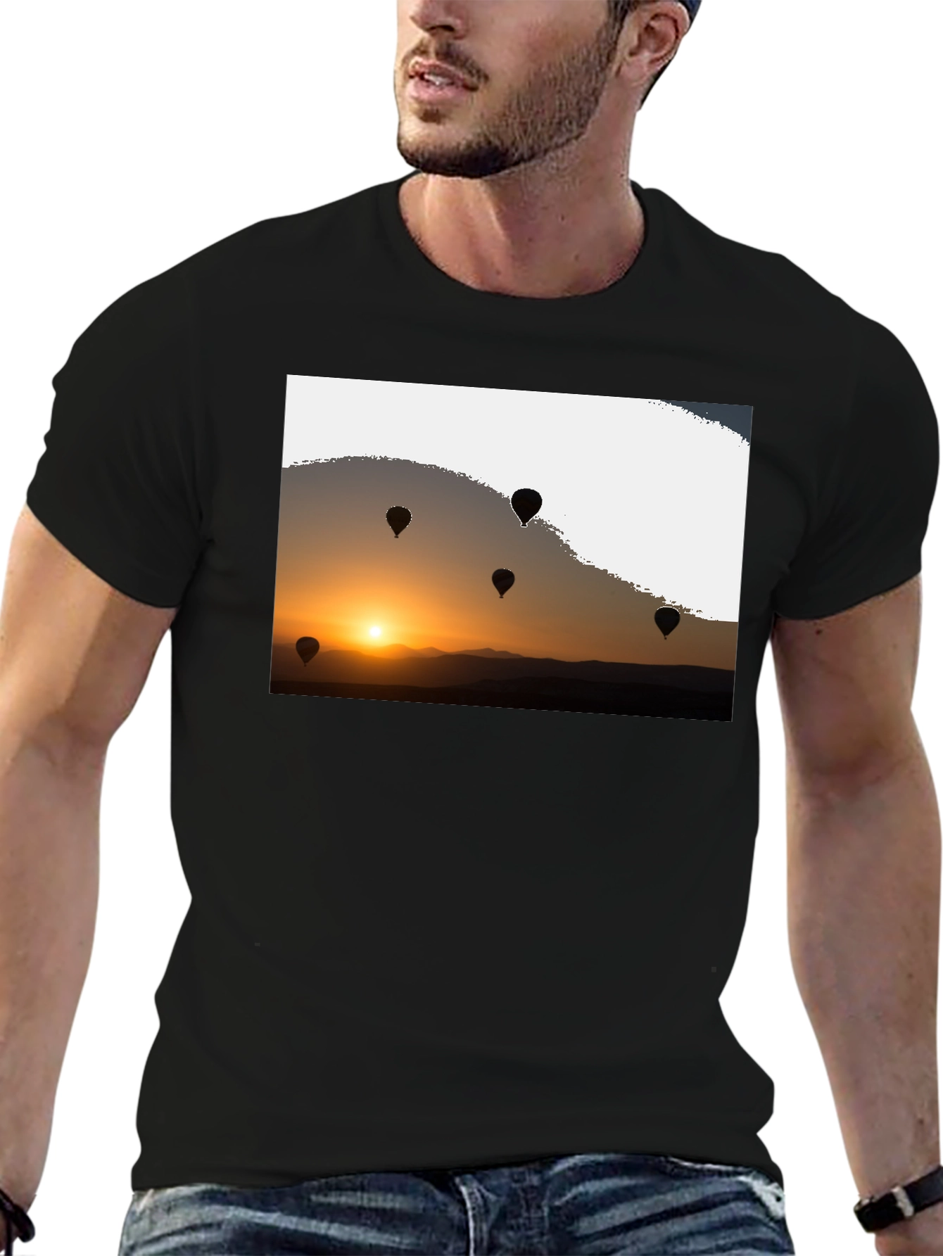 Sunset Balloon Ride Tee
