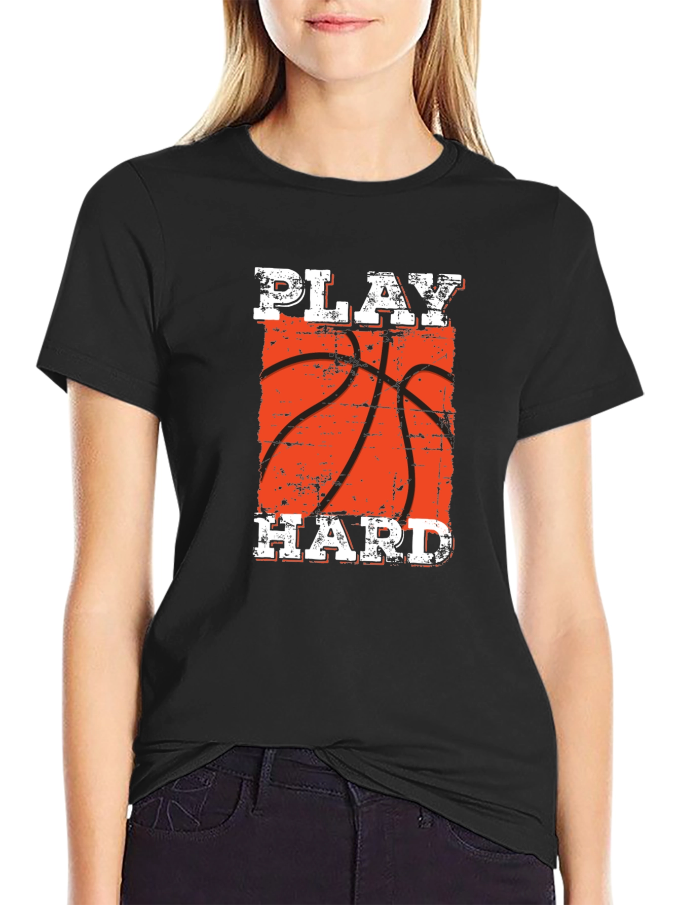 Play Hard Basketball Graphic T-Shirt