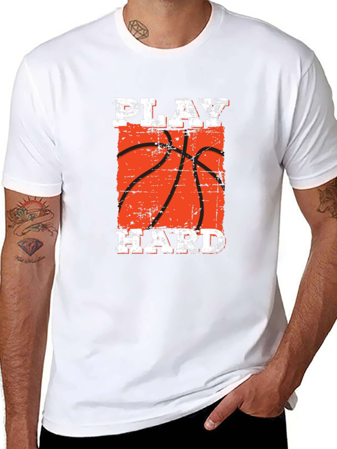 Play Hard Basketball Graphic T-Shirt
