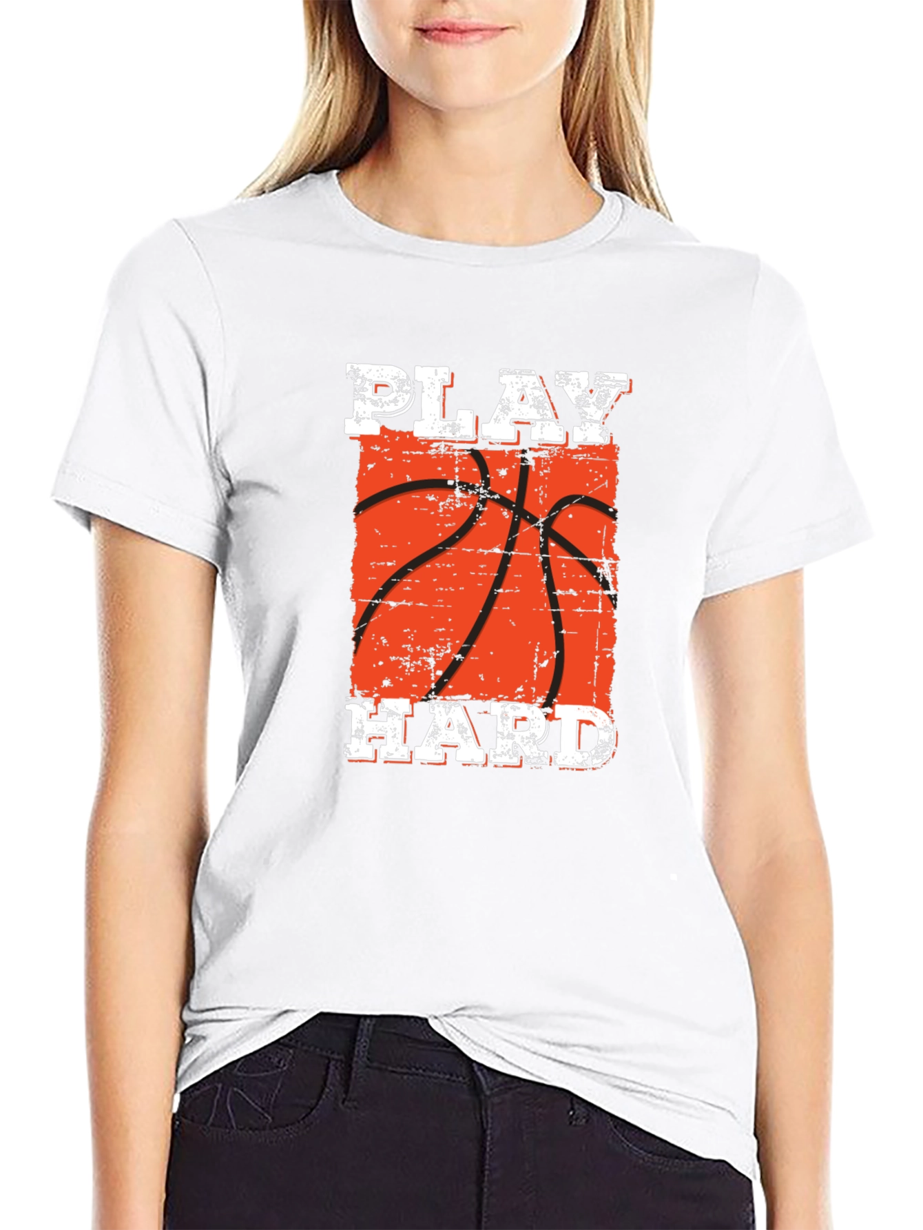 Play Hard Basketball Graphic T-Shirt
