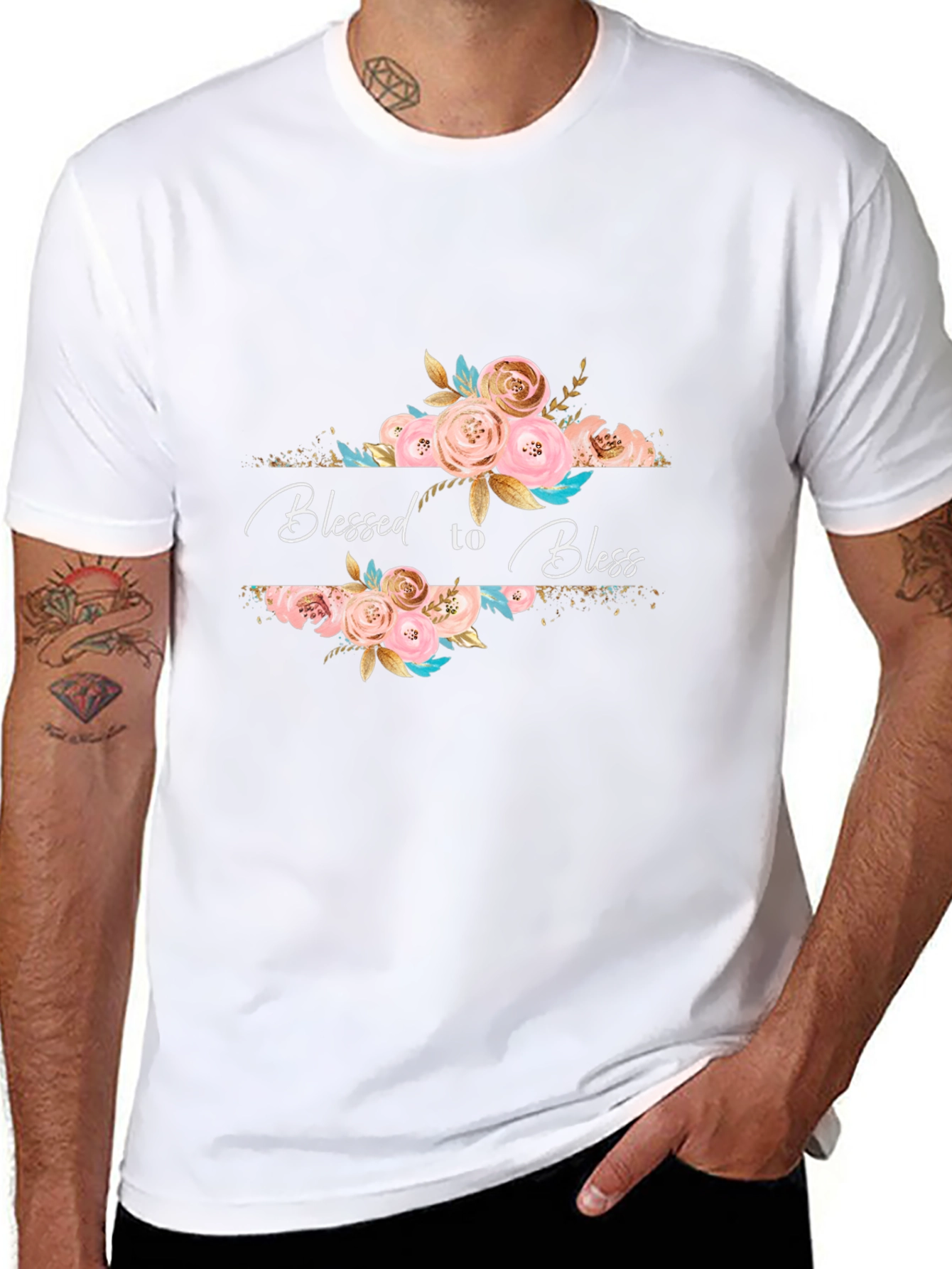 Blessed to Bless Floral T-Shirt
