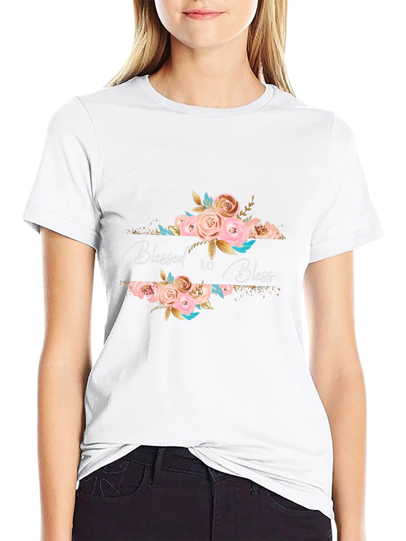 Blessed to Bless Floral T-Shirt