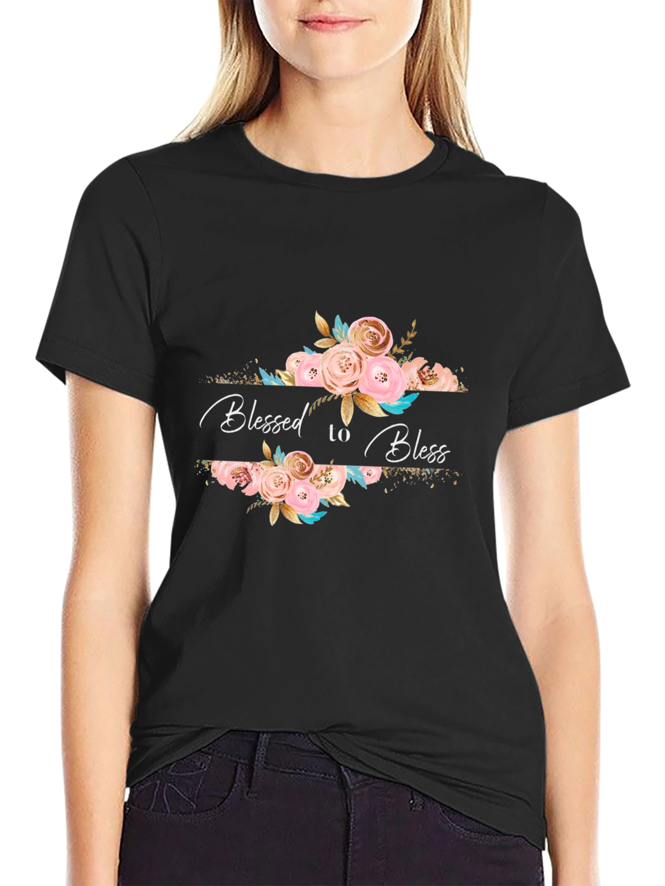 Blessed to Bless Floral T-Shirt
