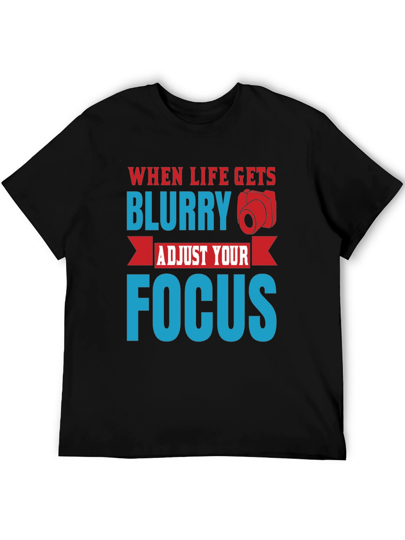 Blurry Focus Graphic T-Shirt - Mens