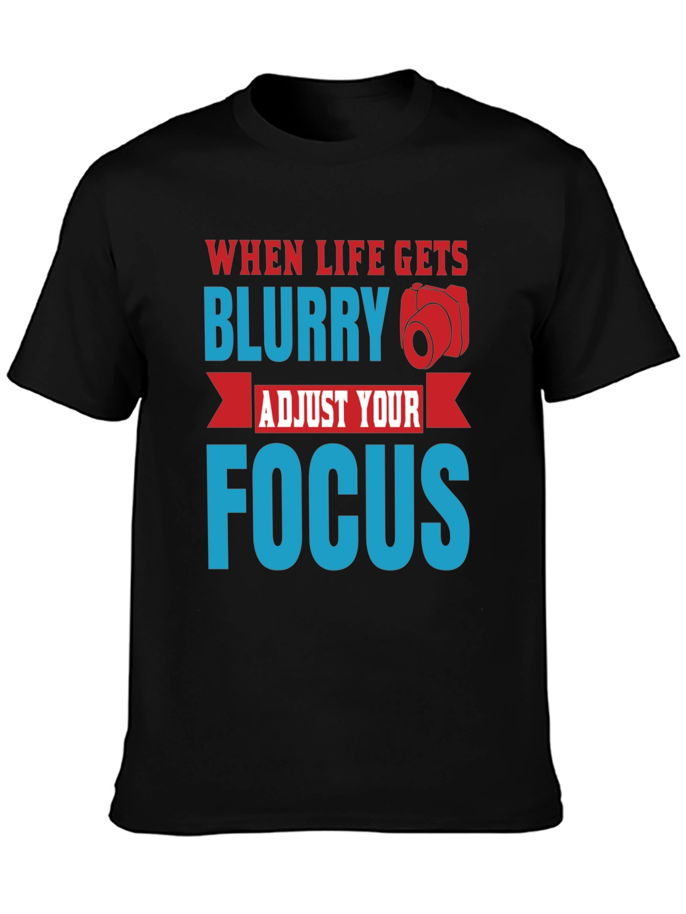 Blurry Focus Graphic T-Shirt - Mens