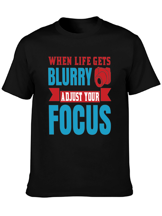 Blurry Focus Graphic T-Shirt - Mens