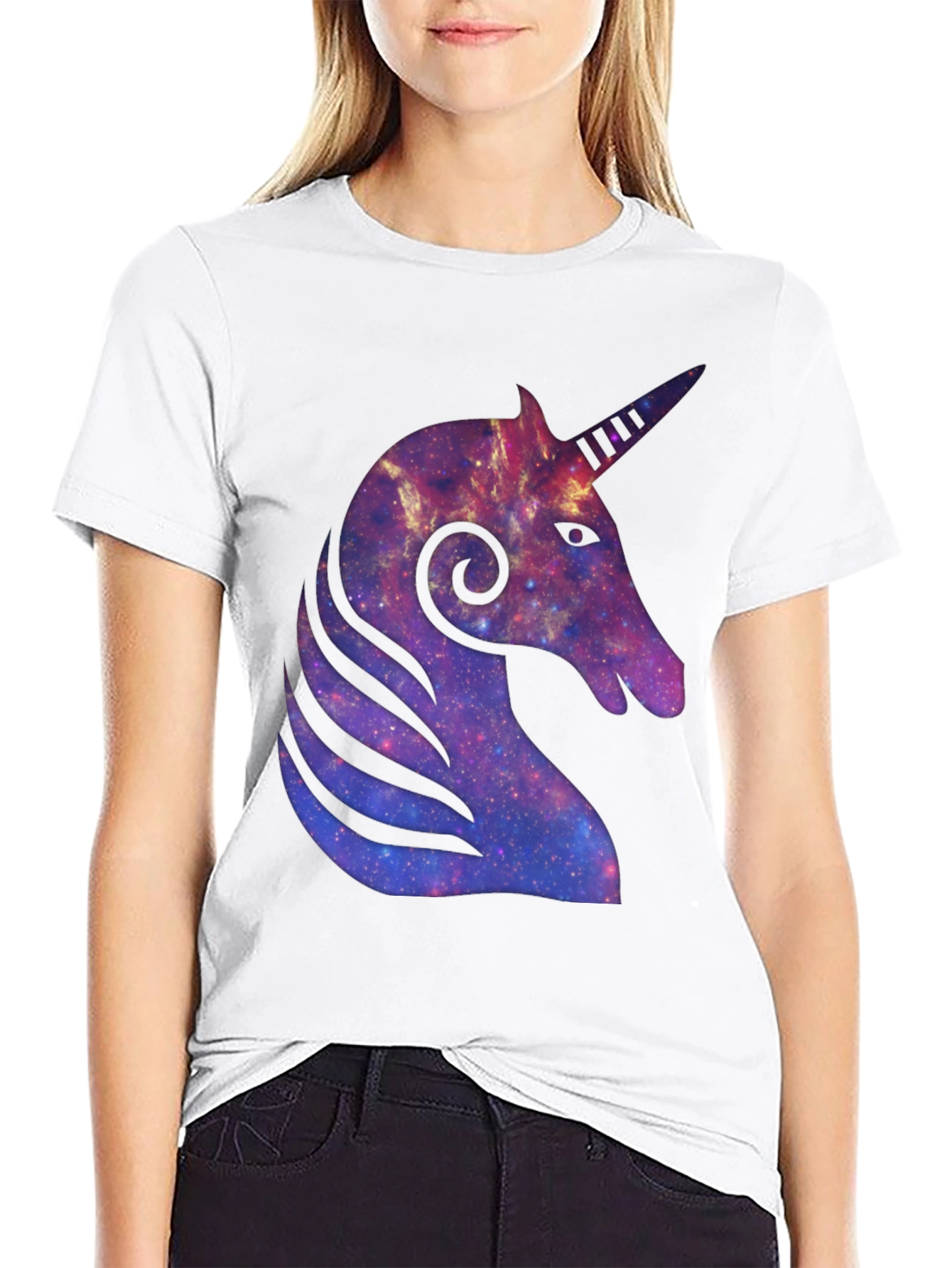 Galaxy Unicorn Graphic T-Shirt