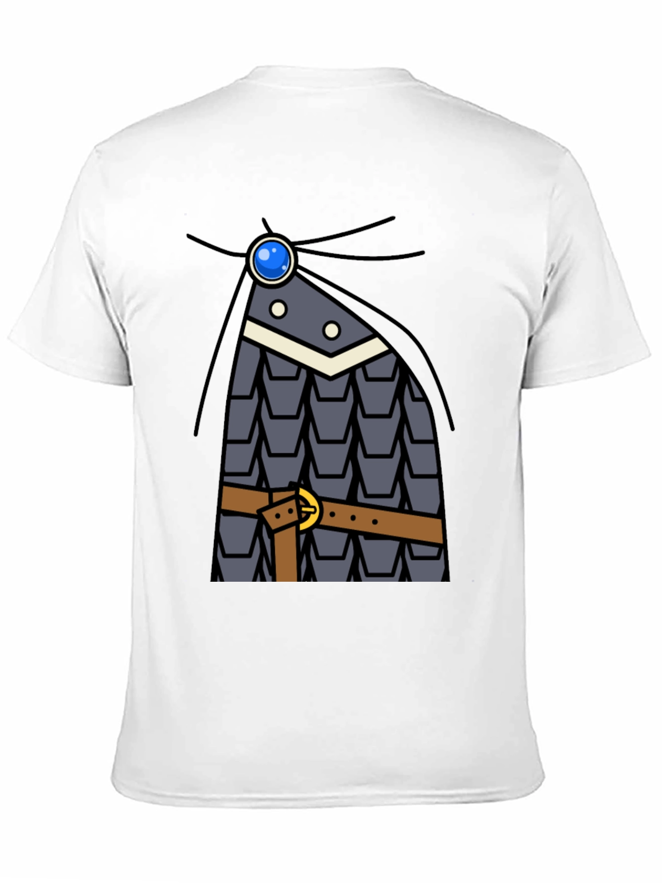 Knight Armor Graphic Tee - Costume T-Shirt